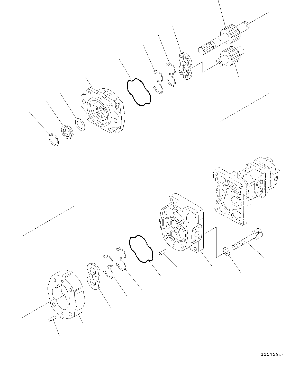 Шестерня ведущая (\7\705-19-35590) KOMATSU