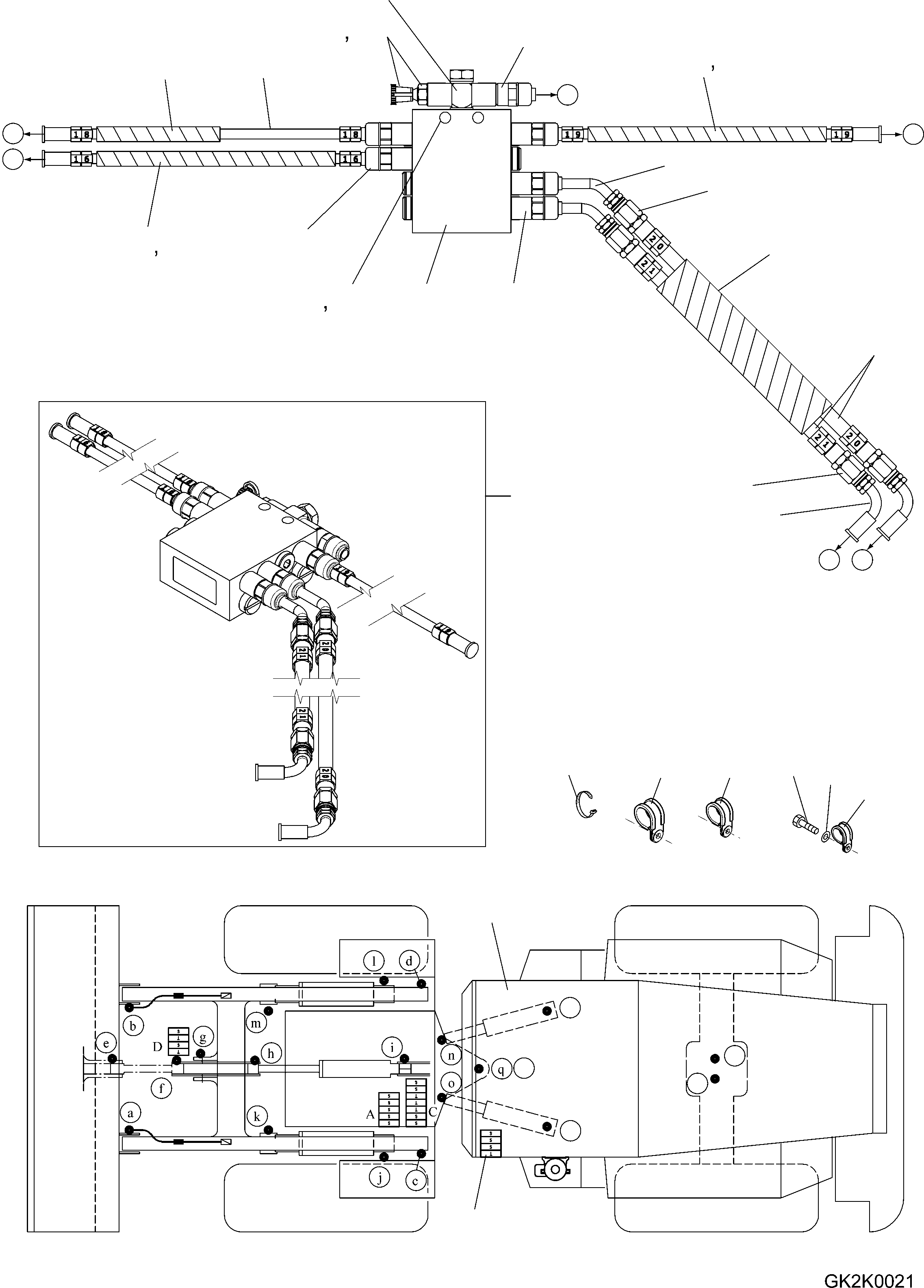 PROGRESSIVE FEEDER 416-S95-H180 KOMATSU