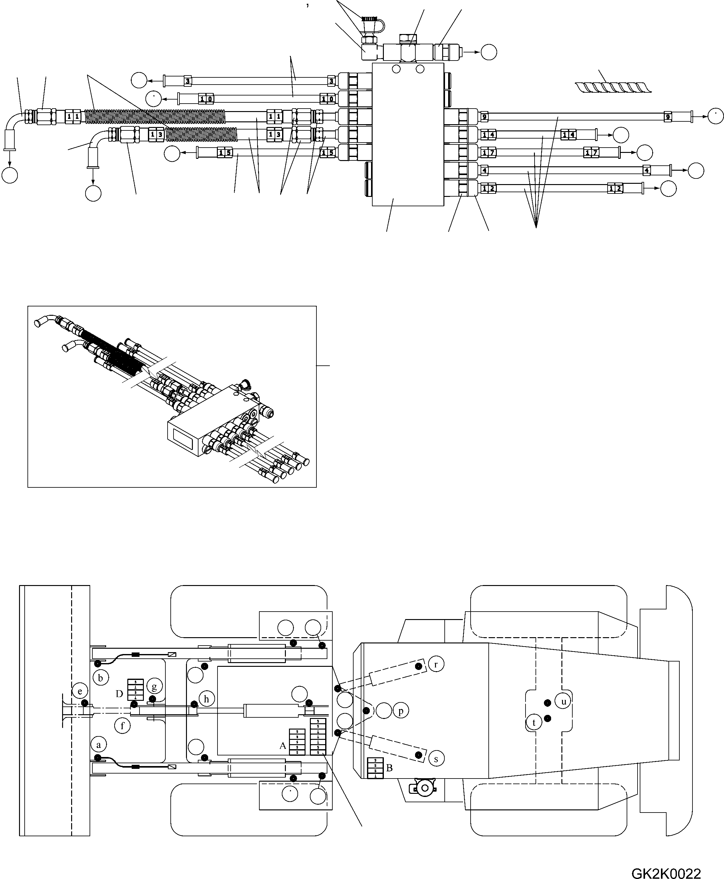 PROGRESSIVE FEEDER 416-S95-H230 KOMATSU