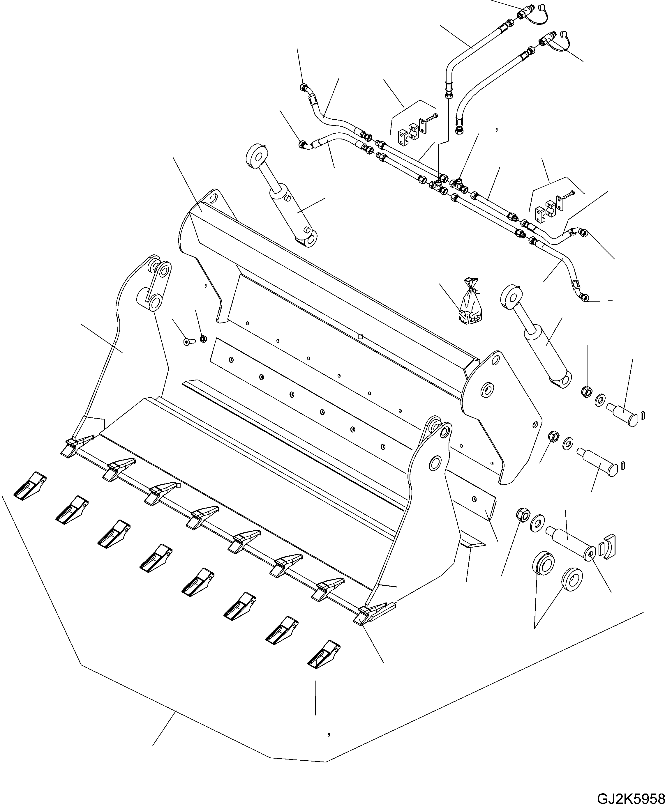 Гайка 424-70-H0P07 KOMATSU