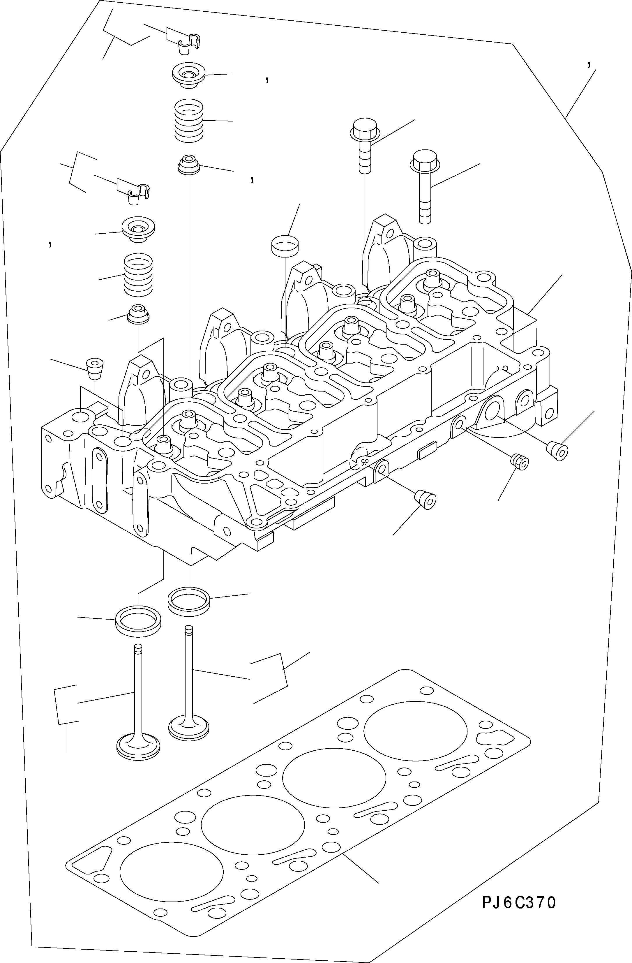 Головка 6732-11-1111 KOMATSU