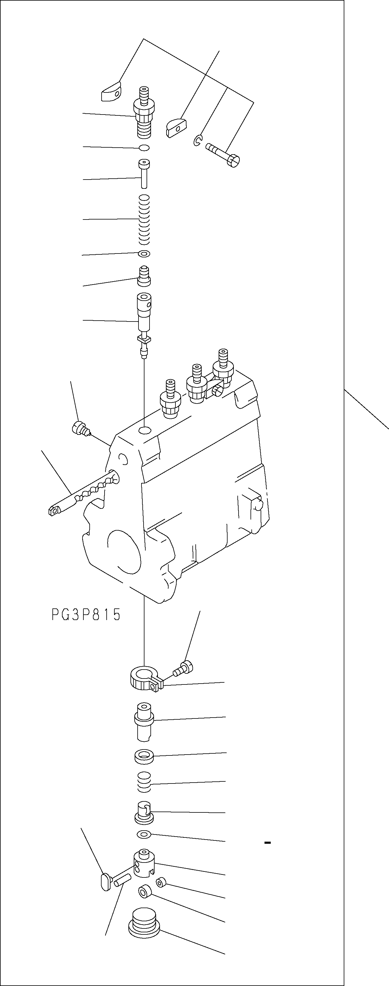 Плунжер в сборе DK131154-5920 KOMATSU
