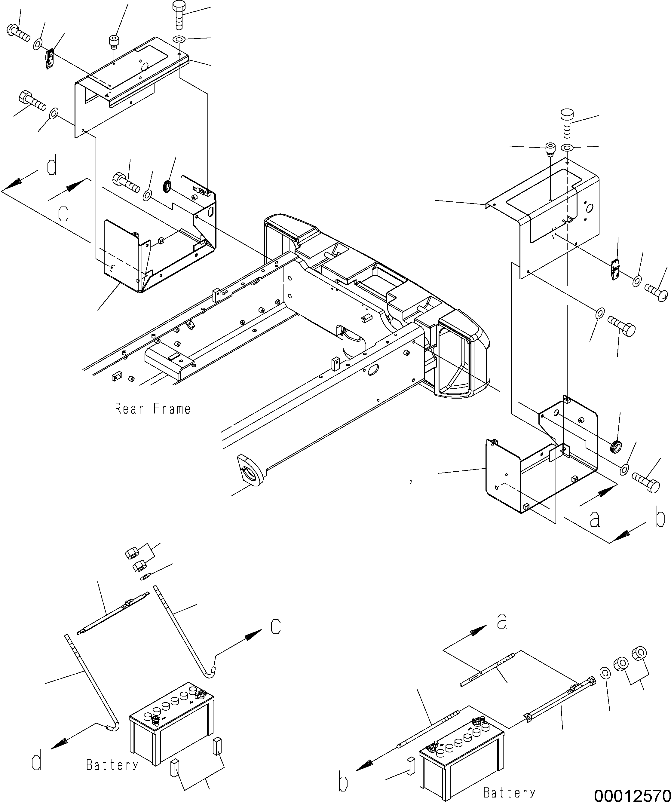 BOX,R.H. 416-06-34123 KOMATSU