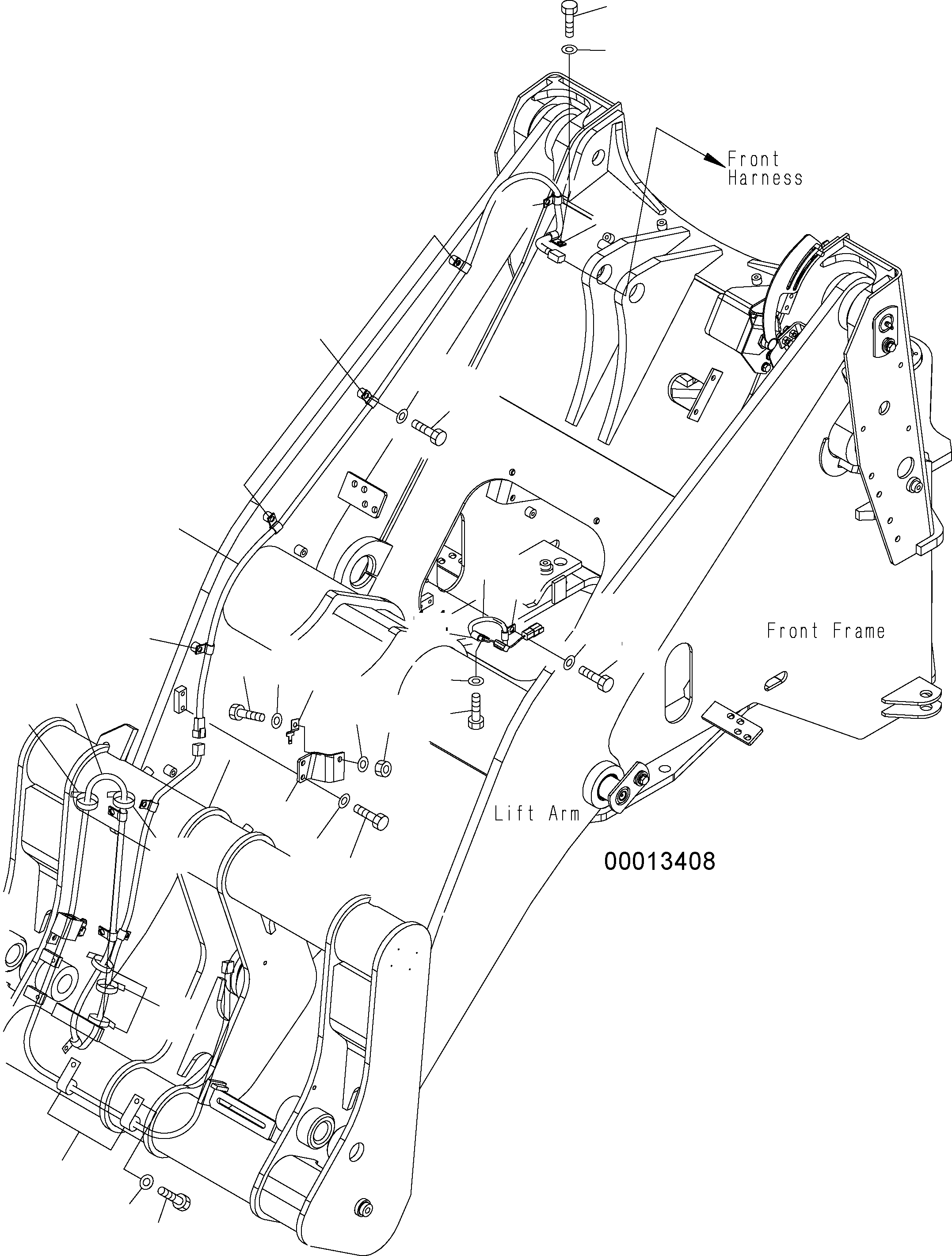 Жгут проводов 416-914-3110 KOMATSU