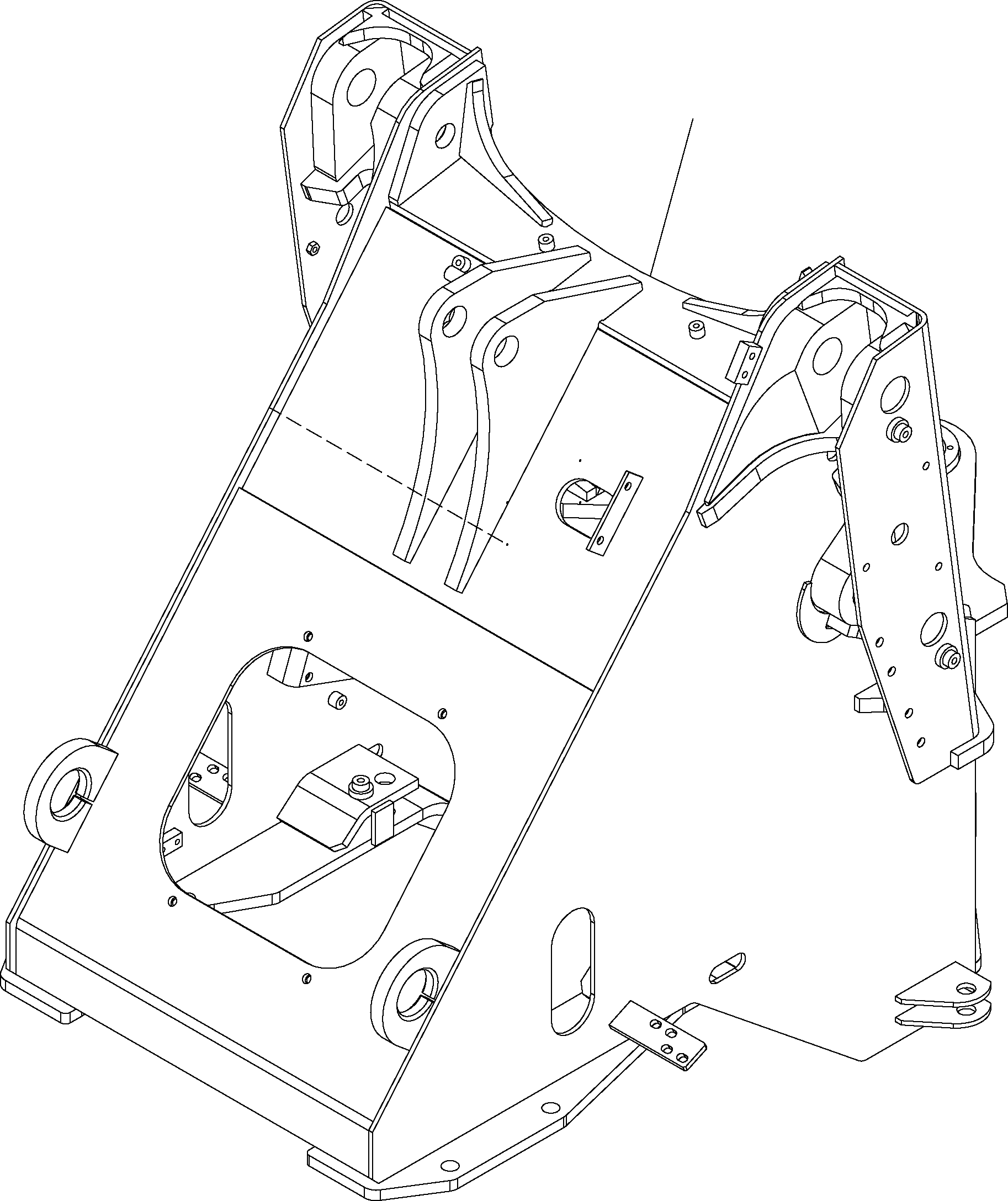 FRONT FRAME 416-46-H1180 KOMATSU