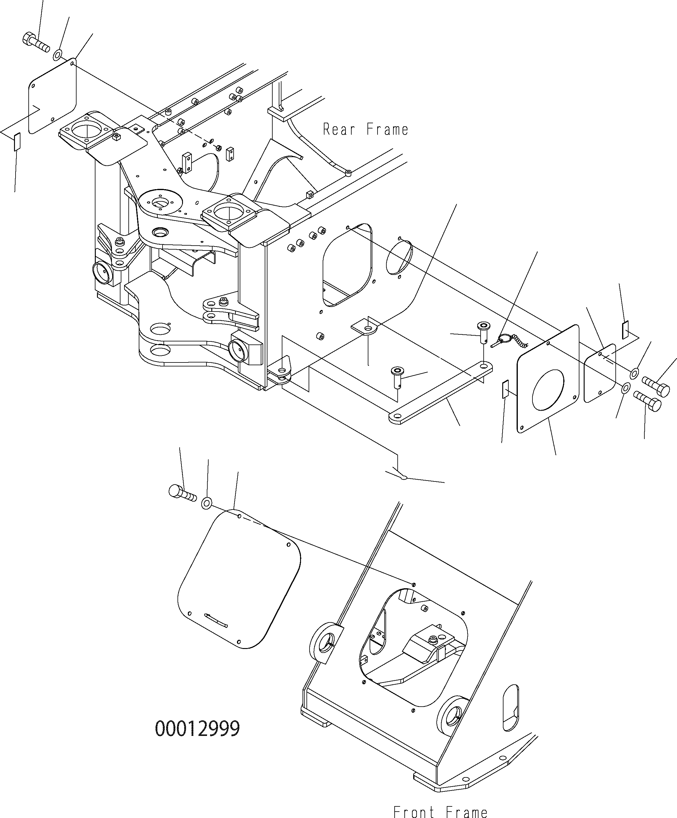 Пластина правая 416-46-34431 KOMATSU