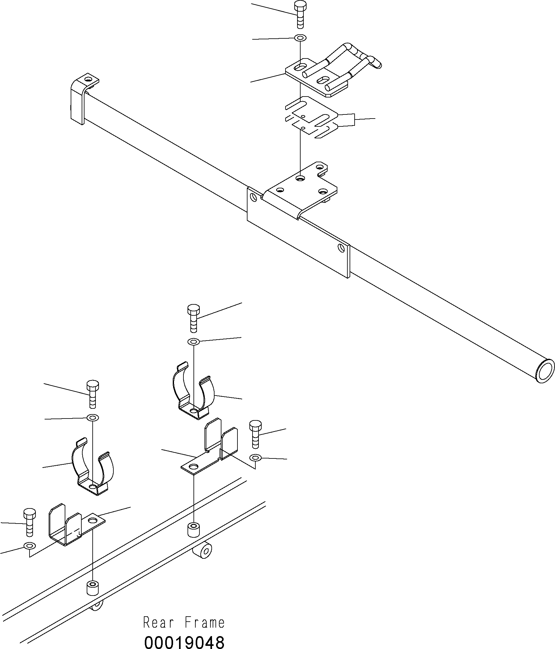 Ответная планка замка 416-54-31460 KOMATSU