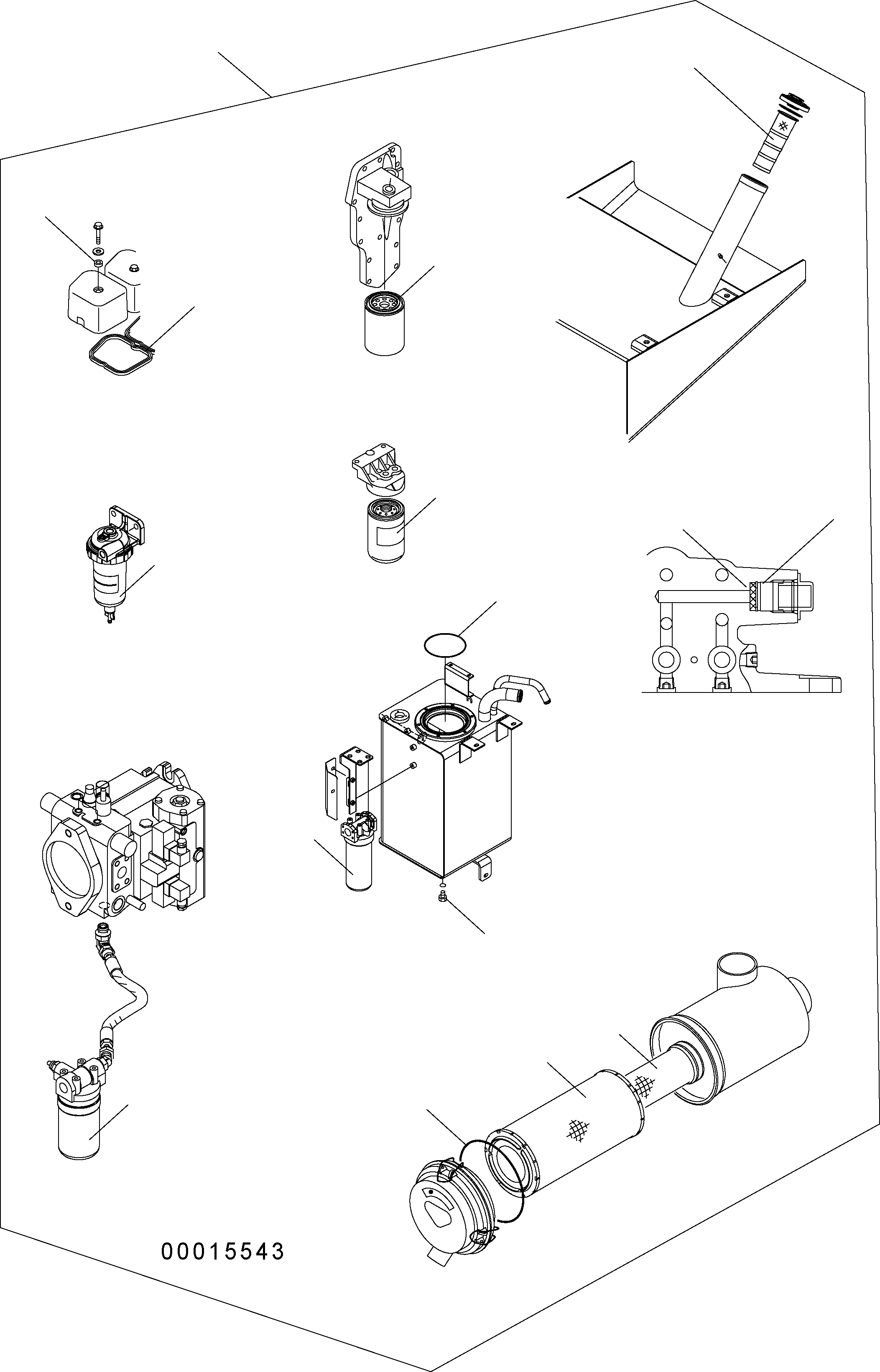 MAINTENANCE KIT 416-99-H0P01 KOMATSU