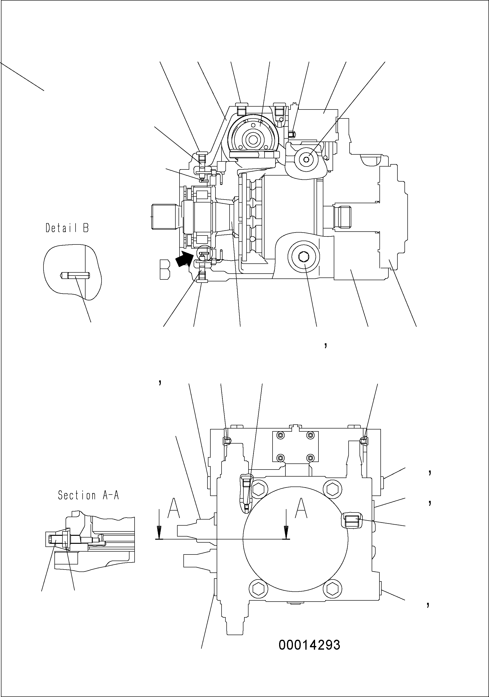 ROTARY GROUP UC4100567285 KOMATSU