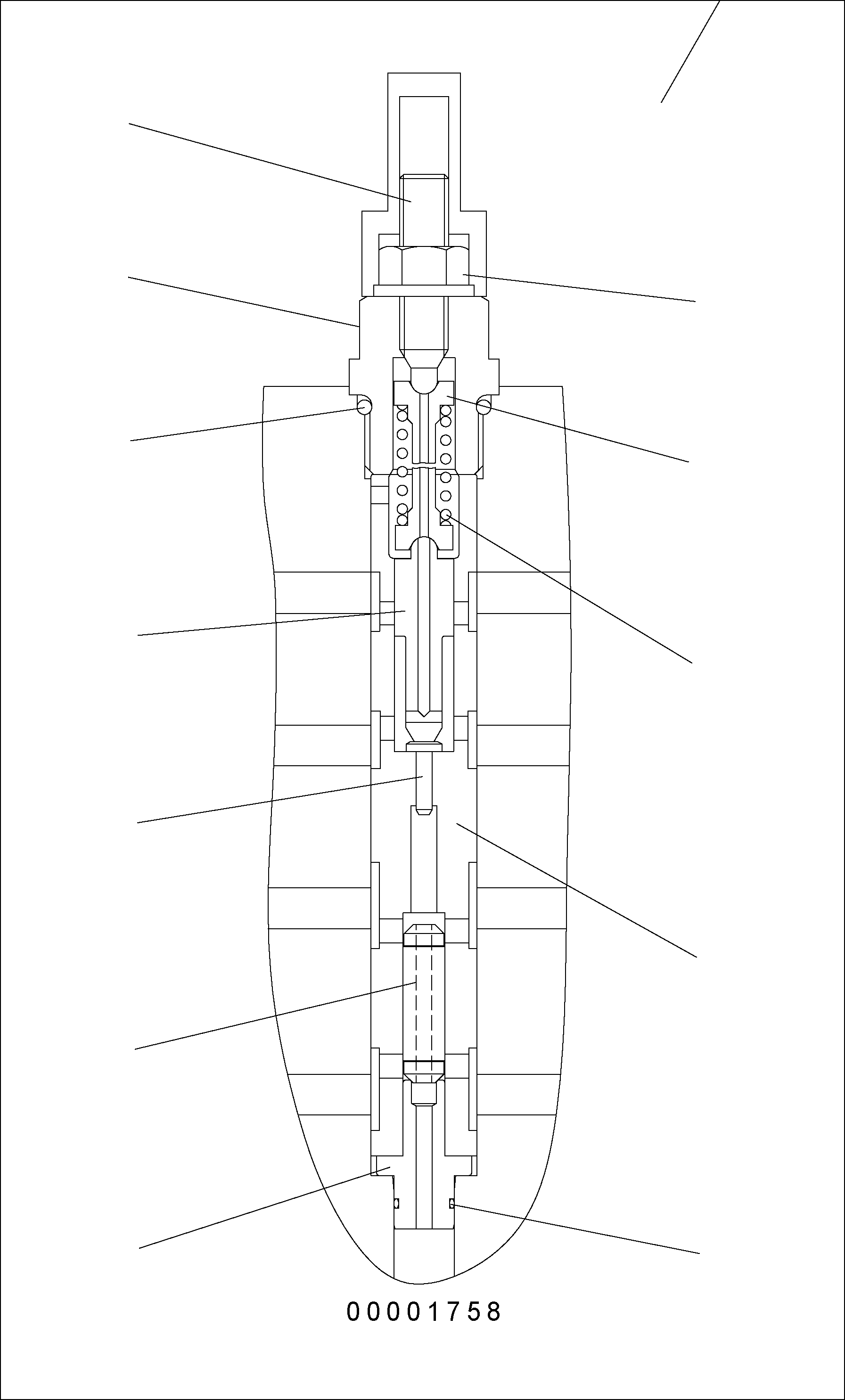 Направляющая UC1704321611 KOMATSU