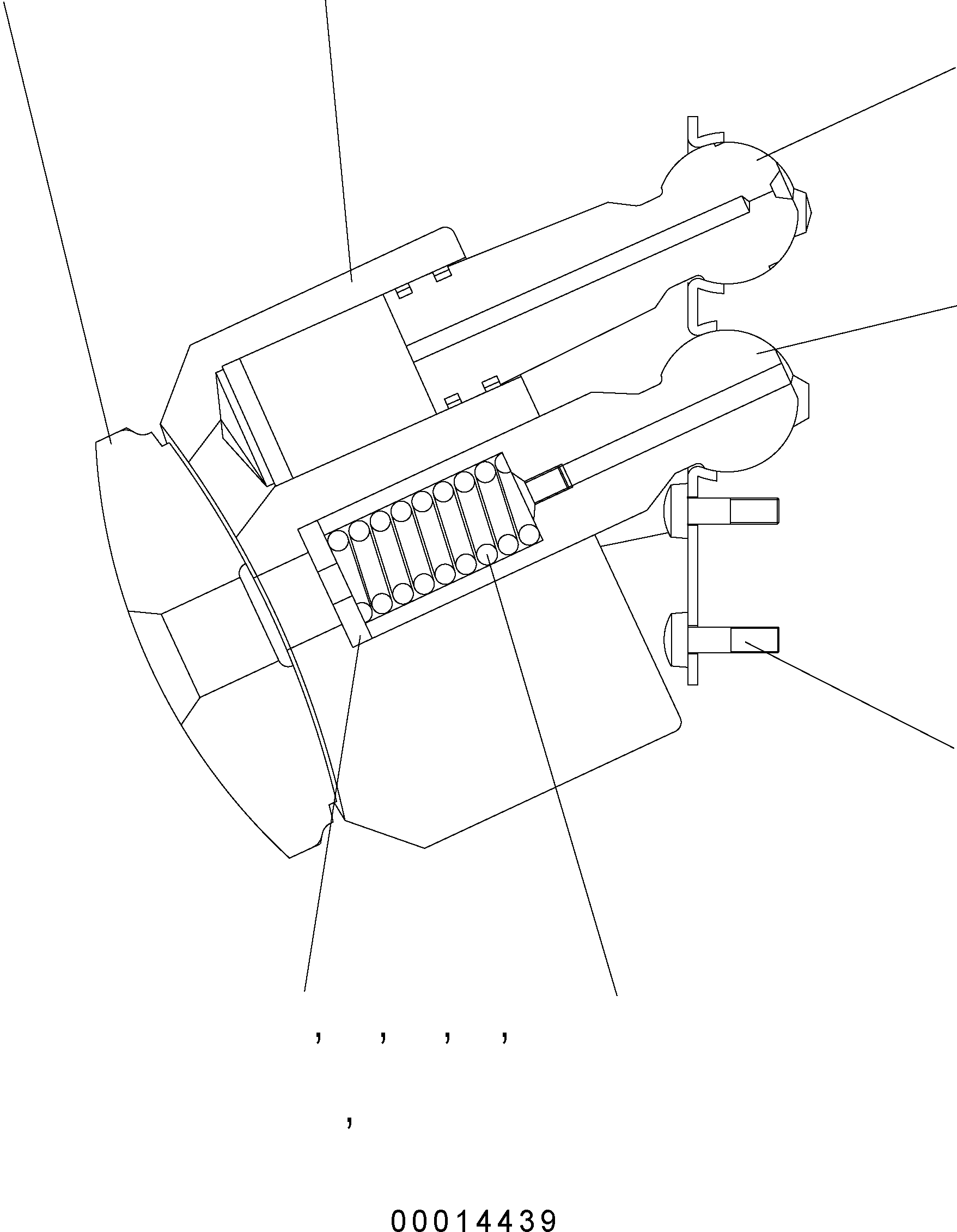 Блок цилиндров UC1704212902 KOMATSU