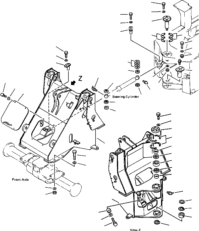 FRAME, FRONT 417-T80-A000 KOMATSU