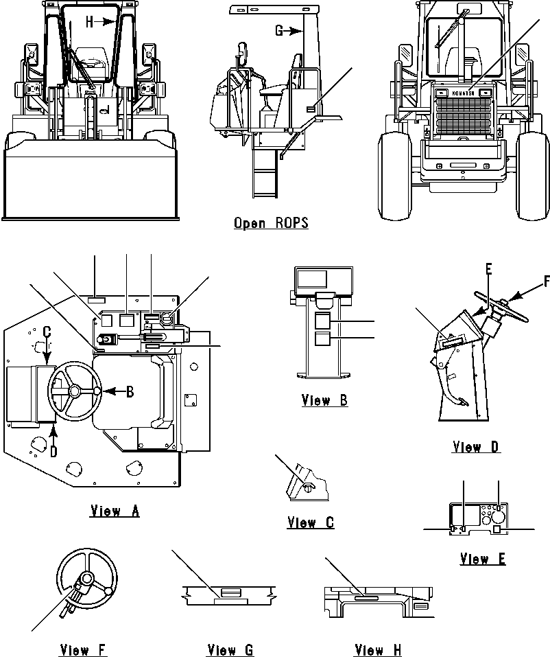 SERVICE CHART 417-93-11910 KOMATSU