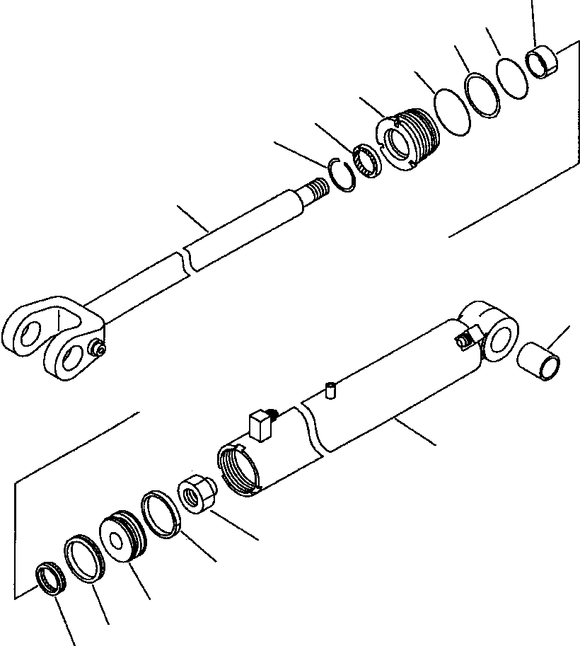 Шток поршня 707-59-70060 KOMATSU