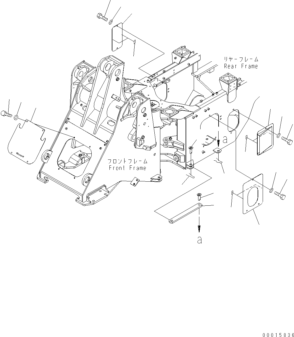 COVER REWORK 417-T90-3920 KOMATSU