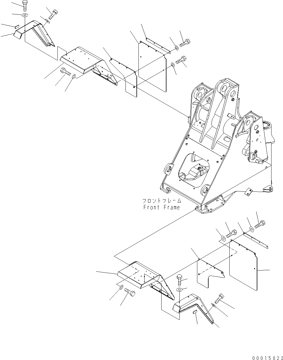 FENDER RHS 418-U77-162 KOMATSU