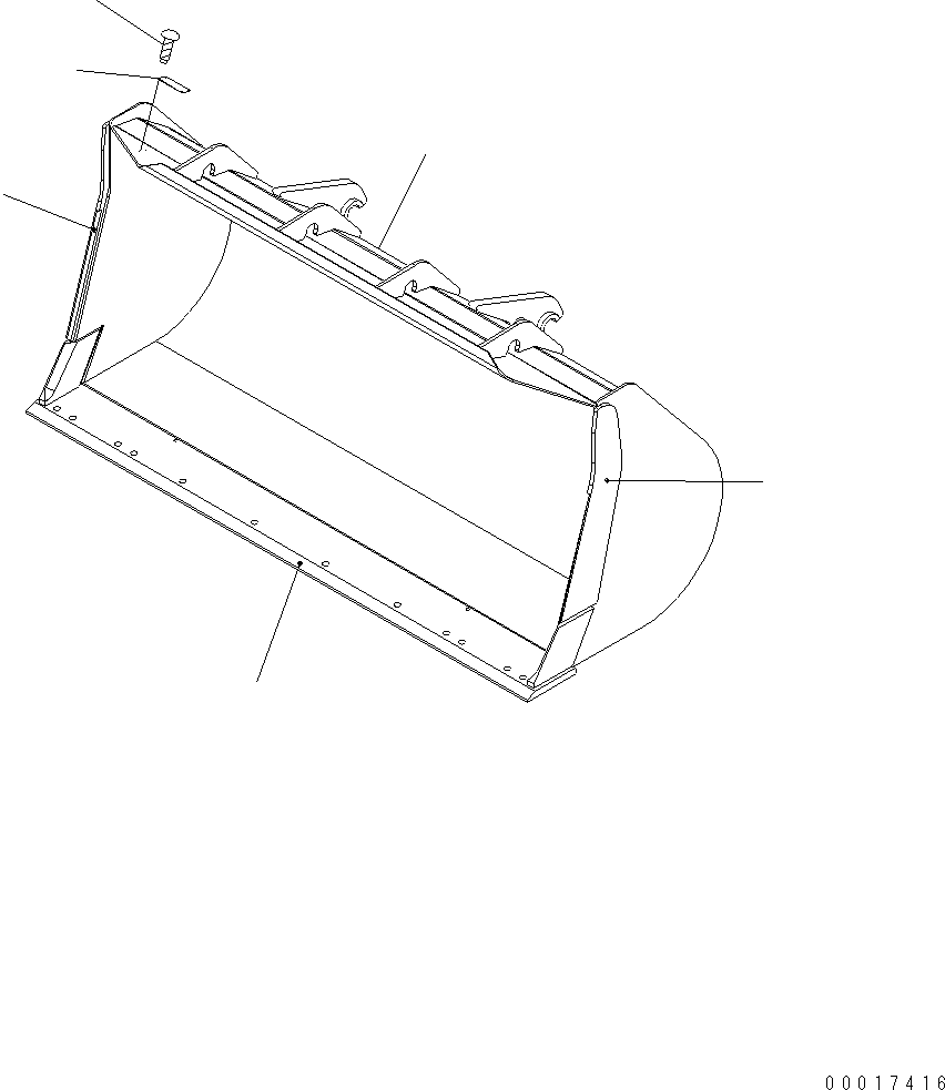 PLATE, (WELDED) 417-72-H2480 KOMATSU