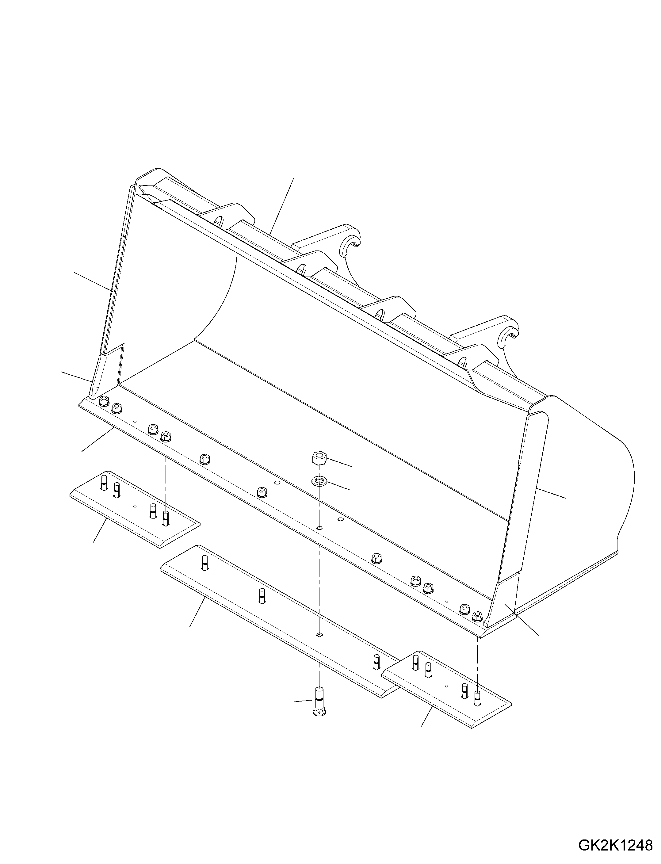 CUTTING EDGE, RHS, (WELDED) 417-72-H2760 KOMATSU