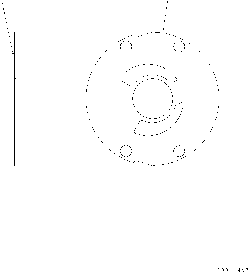 Пластина UC1020777907 KOMATSU