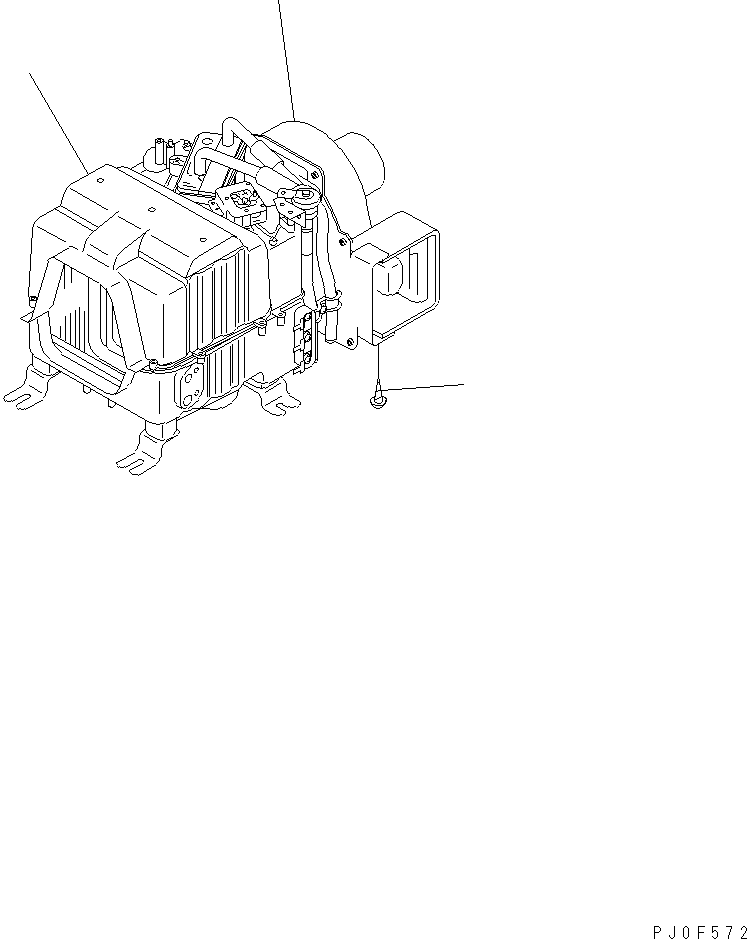 BLOWER ASS'Y (ND116300-4631) KOMATSU