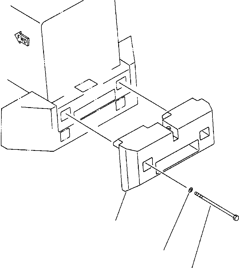 WEIGHT, COUNTER (ADDITIONAL) 419-975-1151 KOMATSU