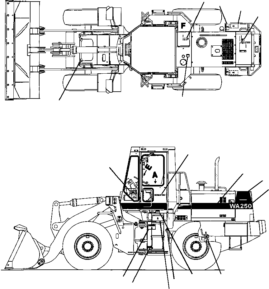 TAPE STRIPE 418-93-A1140 KOMATSU