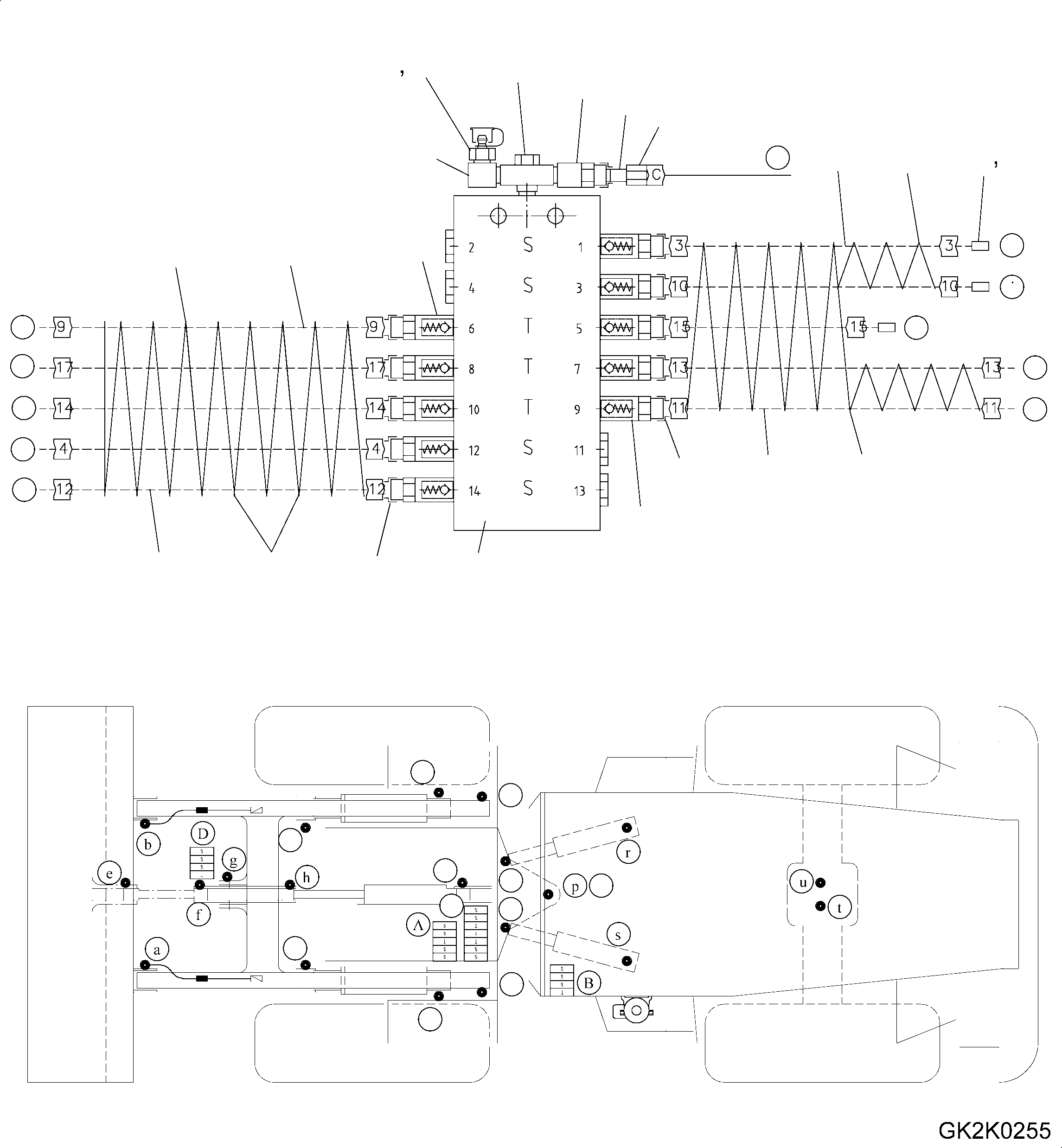FEEDER ASSEMBLY (\8\418-S95-H630) KOMATSU