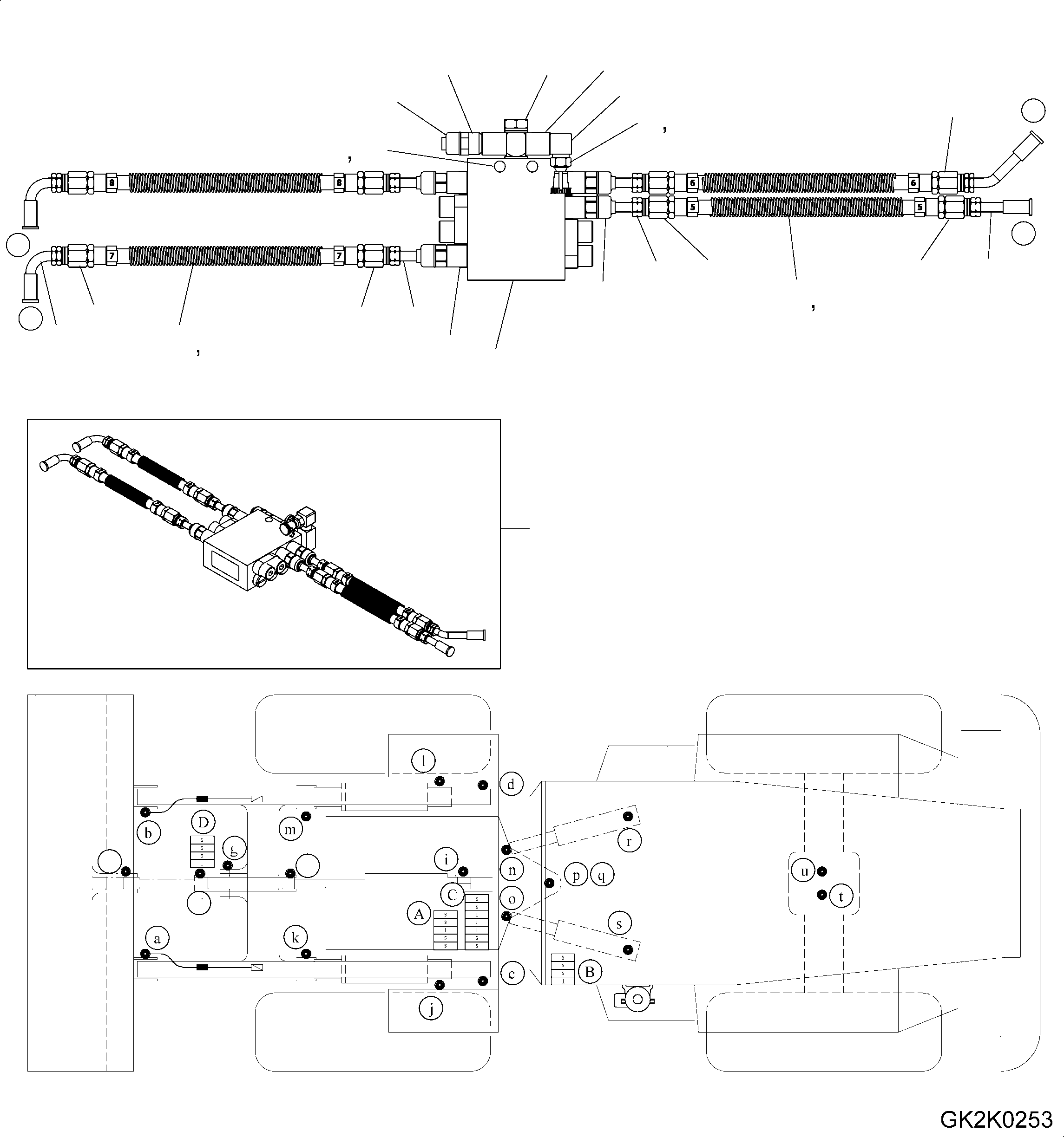 FEEDER ASSEMBLY (\8\418-S95-H651) KOMATSU