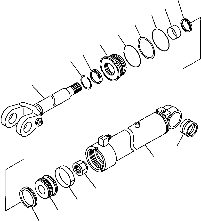 CYLINDER ROD 707-59-70080 KOMATSU