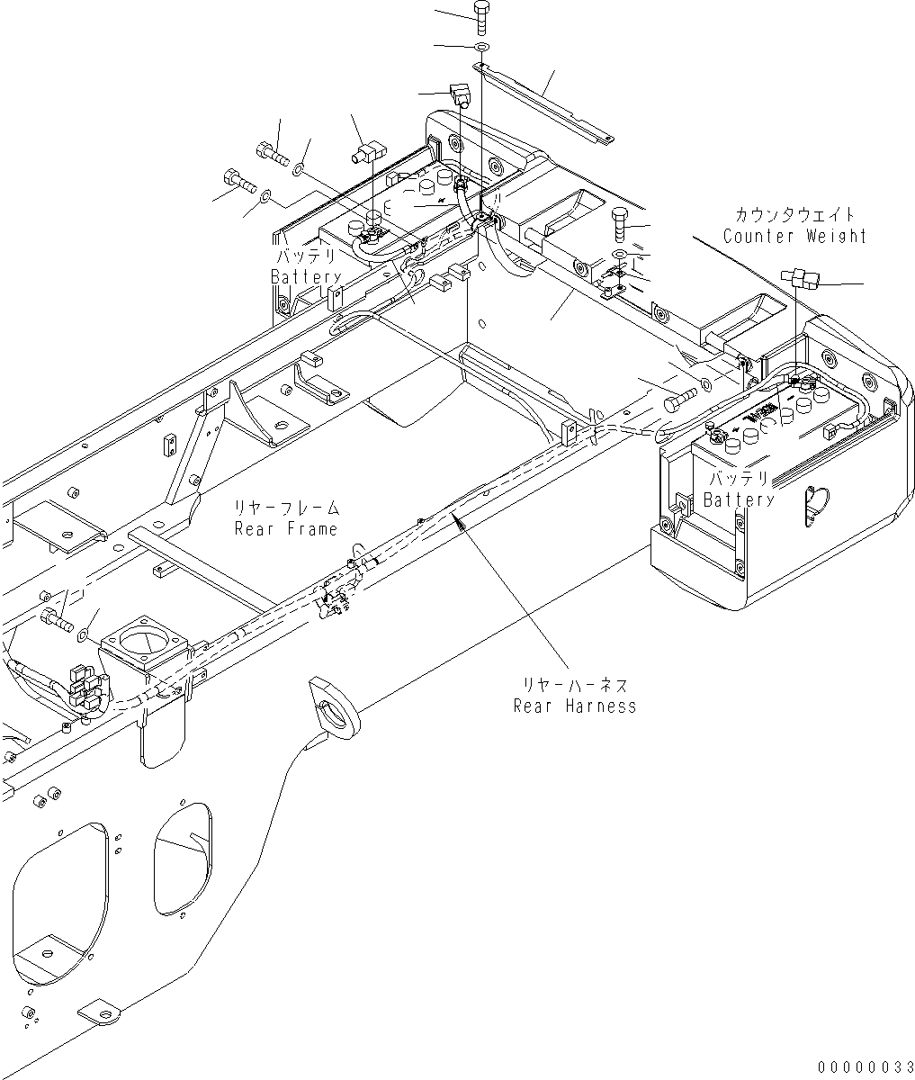 Кабель 418-U77-3130 KOMATSU