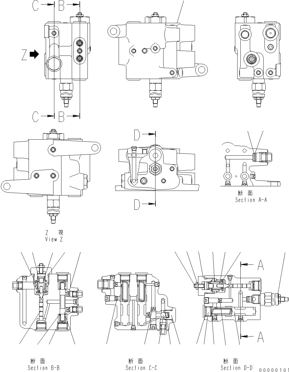 Предохранительный клапан 418-43-H0P00 KOMATSU