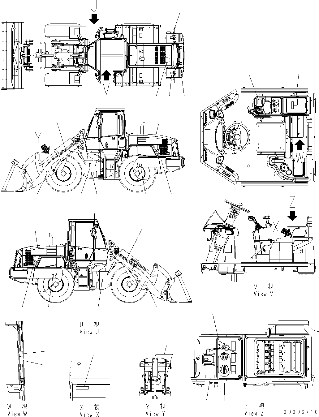 Табличка 418-U77-3690 KOMATSU