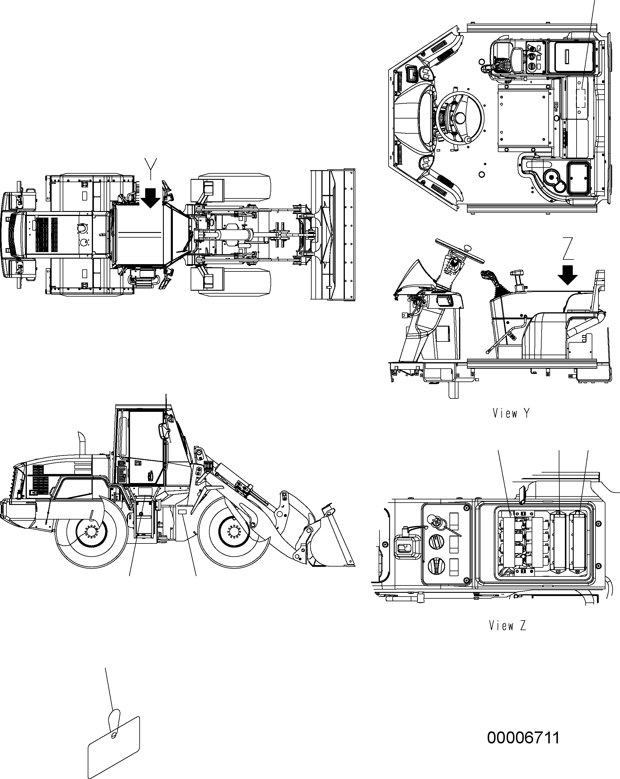 Табличка 424-V05-H110 KOMATSU