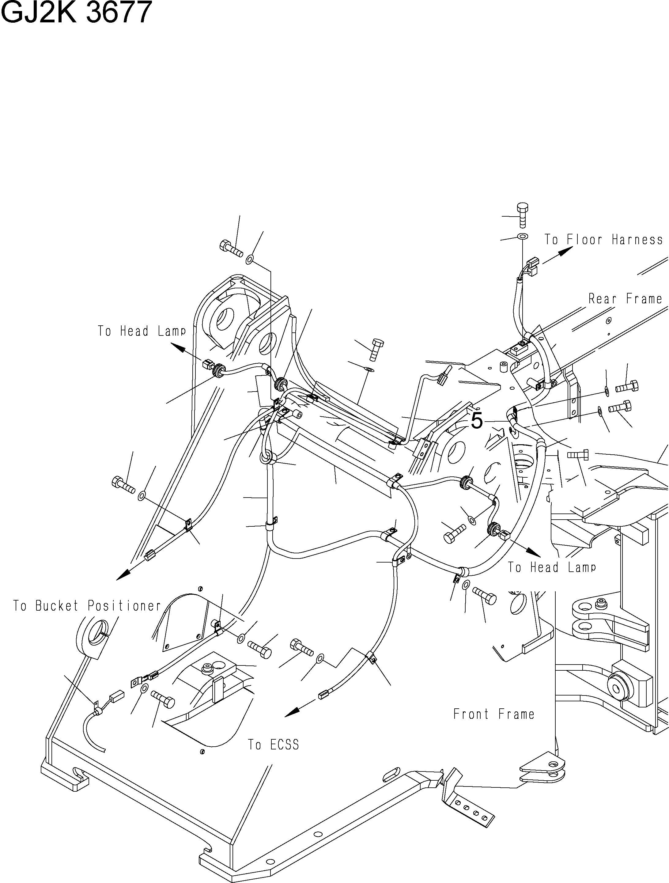 Жгут проводов 418-06-H2181 KOMATSU