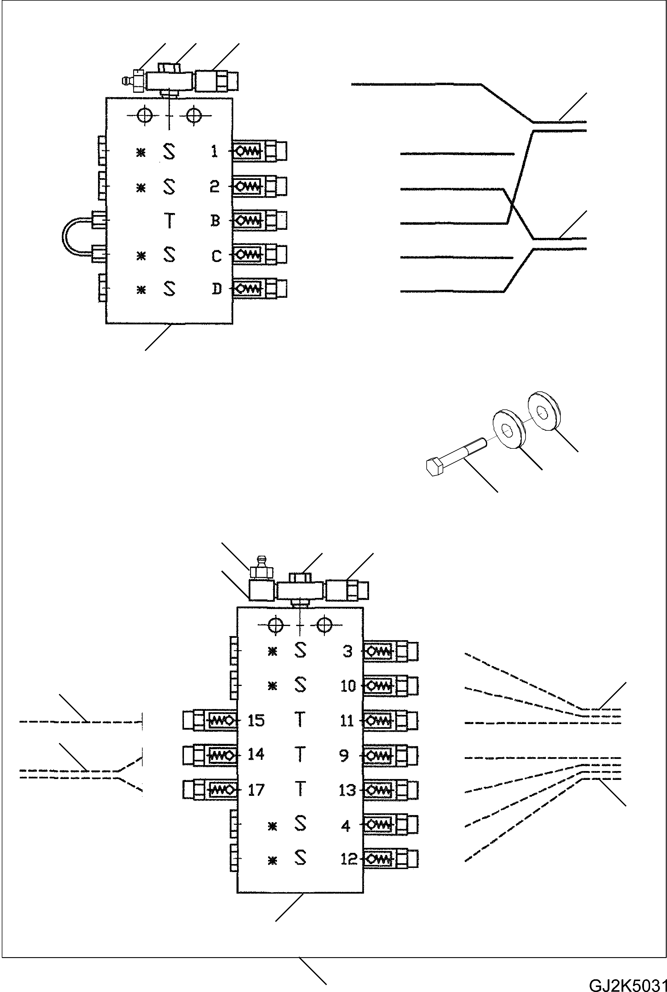 TUBE KIT 418-09-H0340 KOMATSU