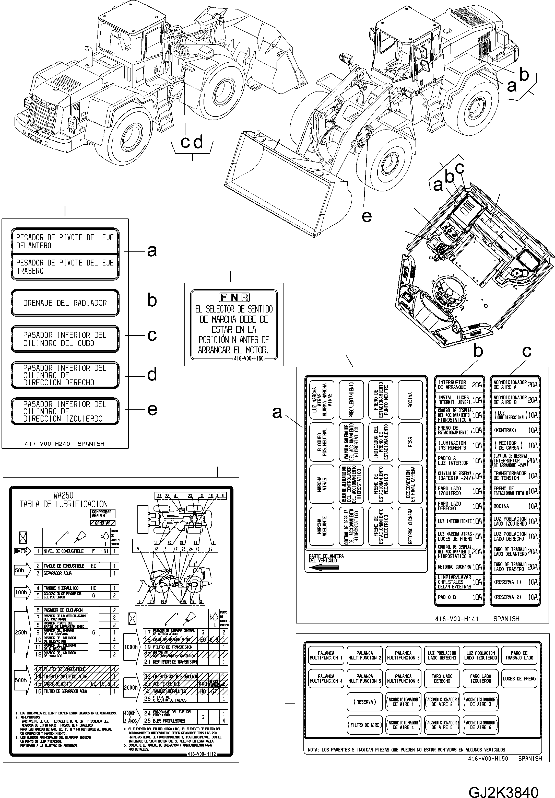 Наклейка 418-V00-H112 KOMATSU