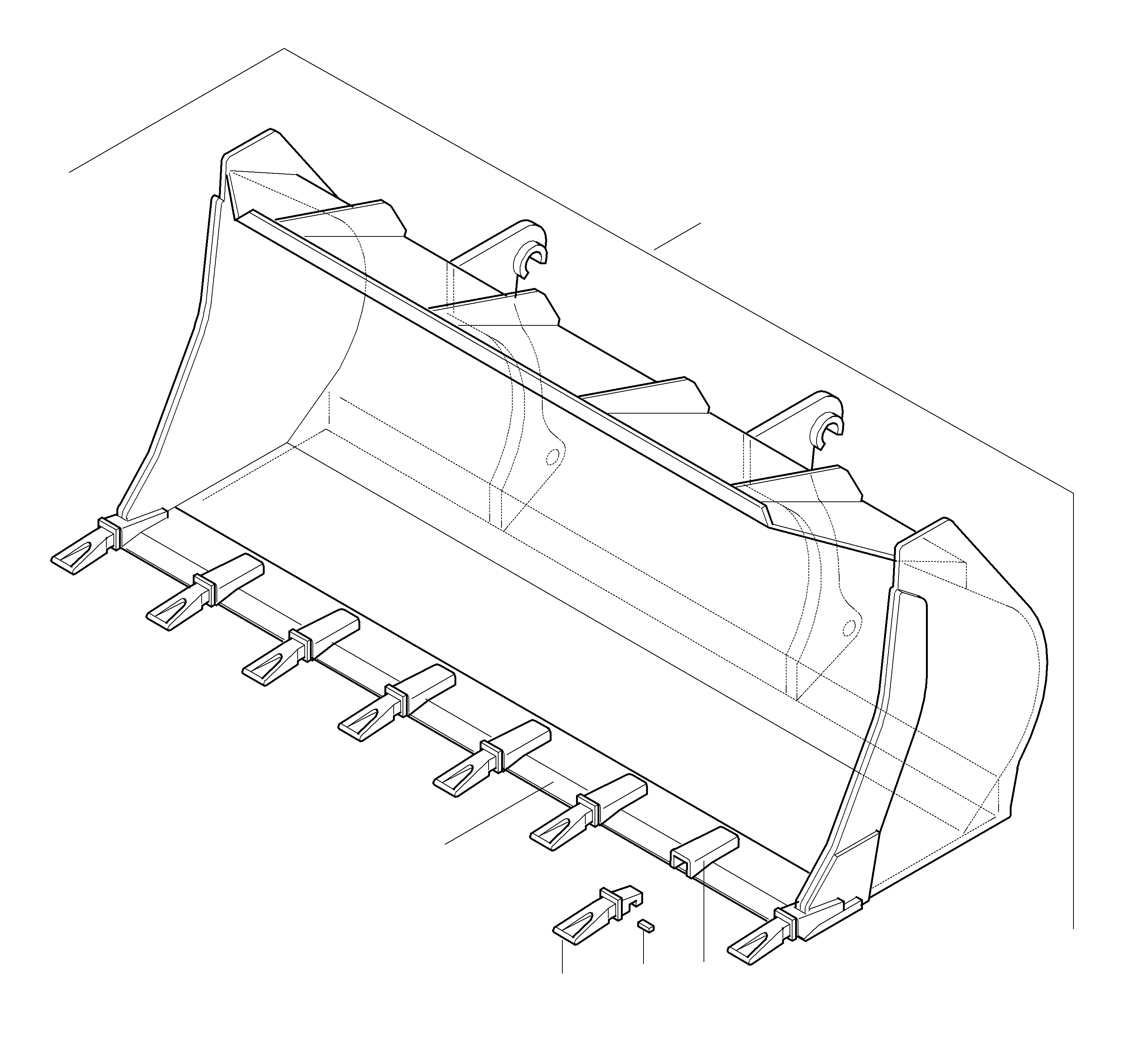 Ковш 42Y-71-H2C40 KOMATSU