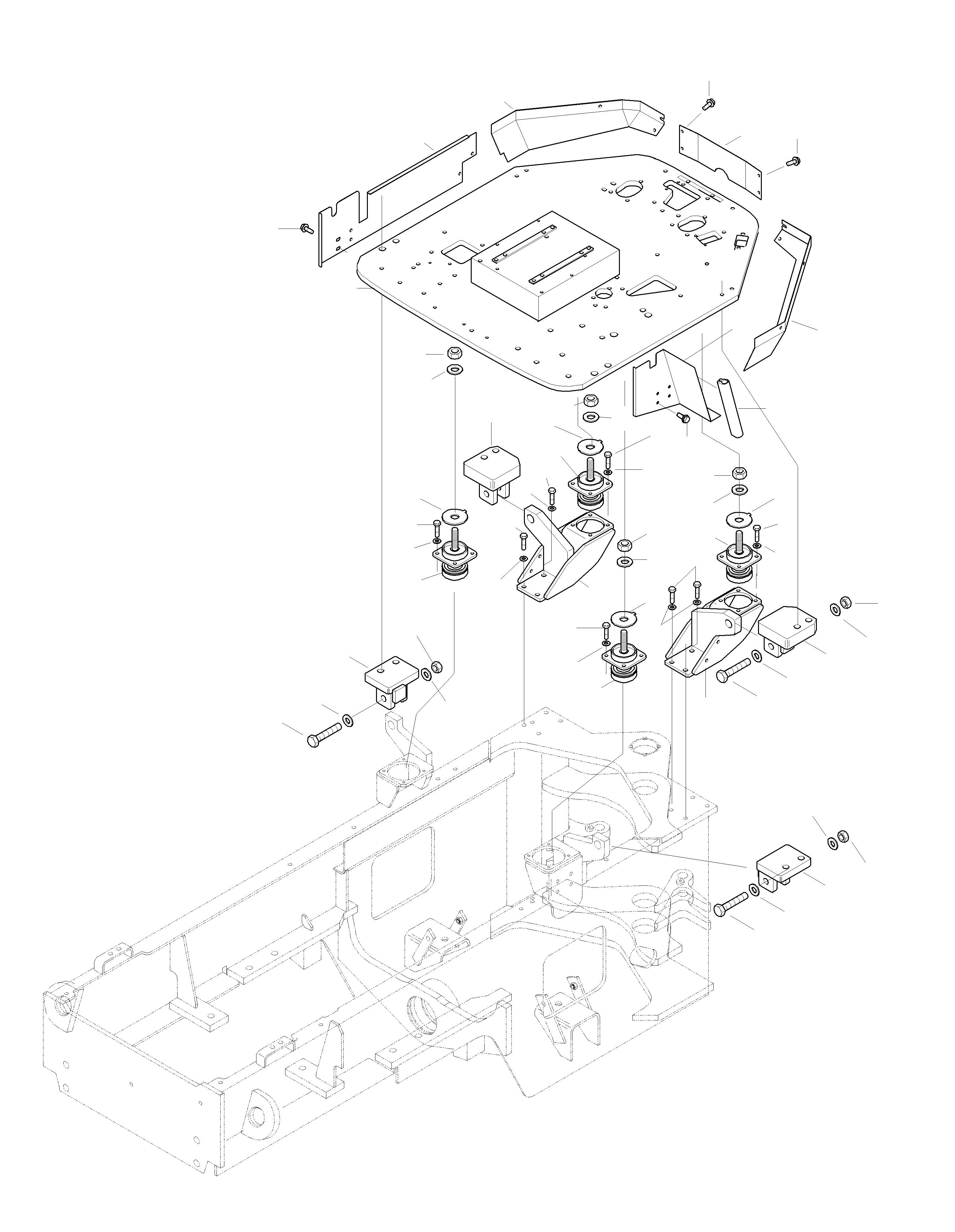Кронштейн 42Y-54-H2A10 KOMATSU