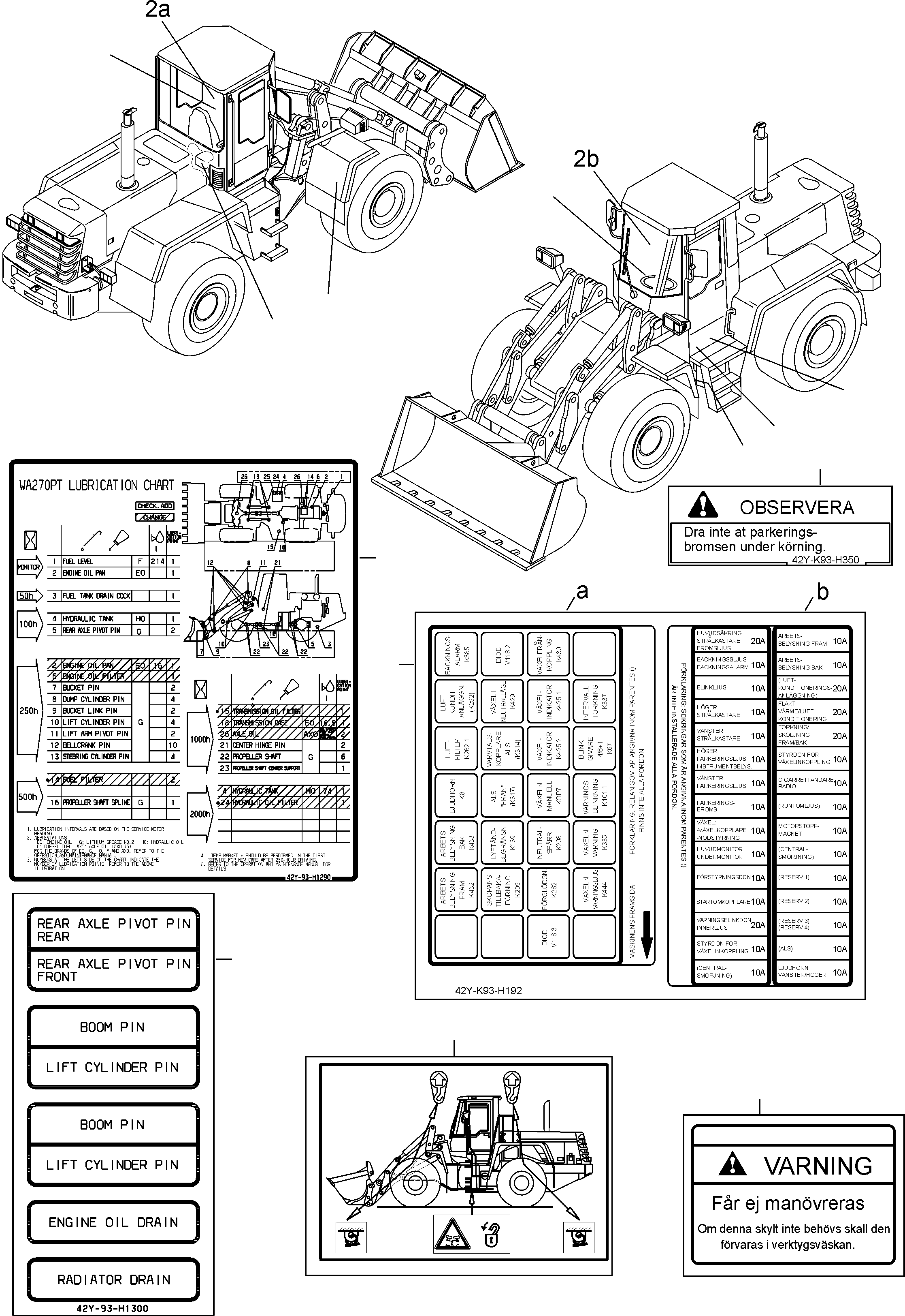 Наклейка 42Y-K93-H192 KOMATSU