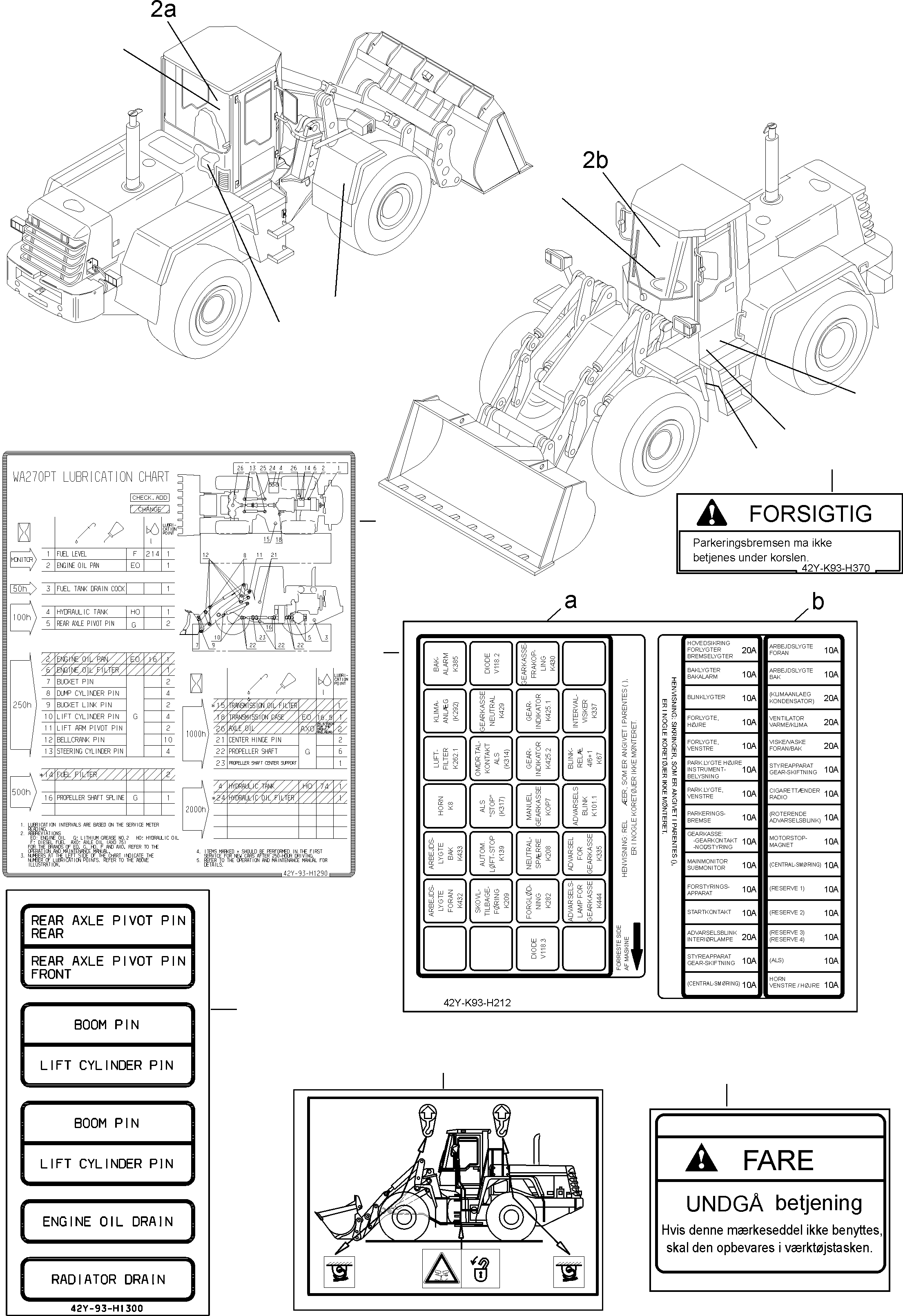 Наклейка 42Y-K93-H212 KOMATSU