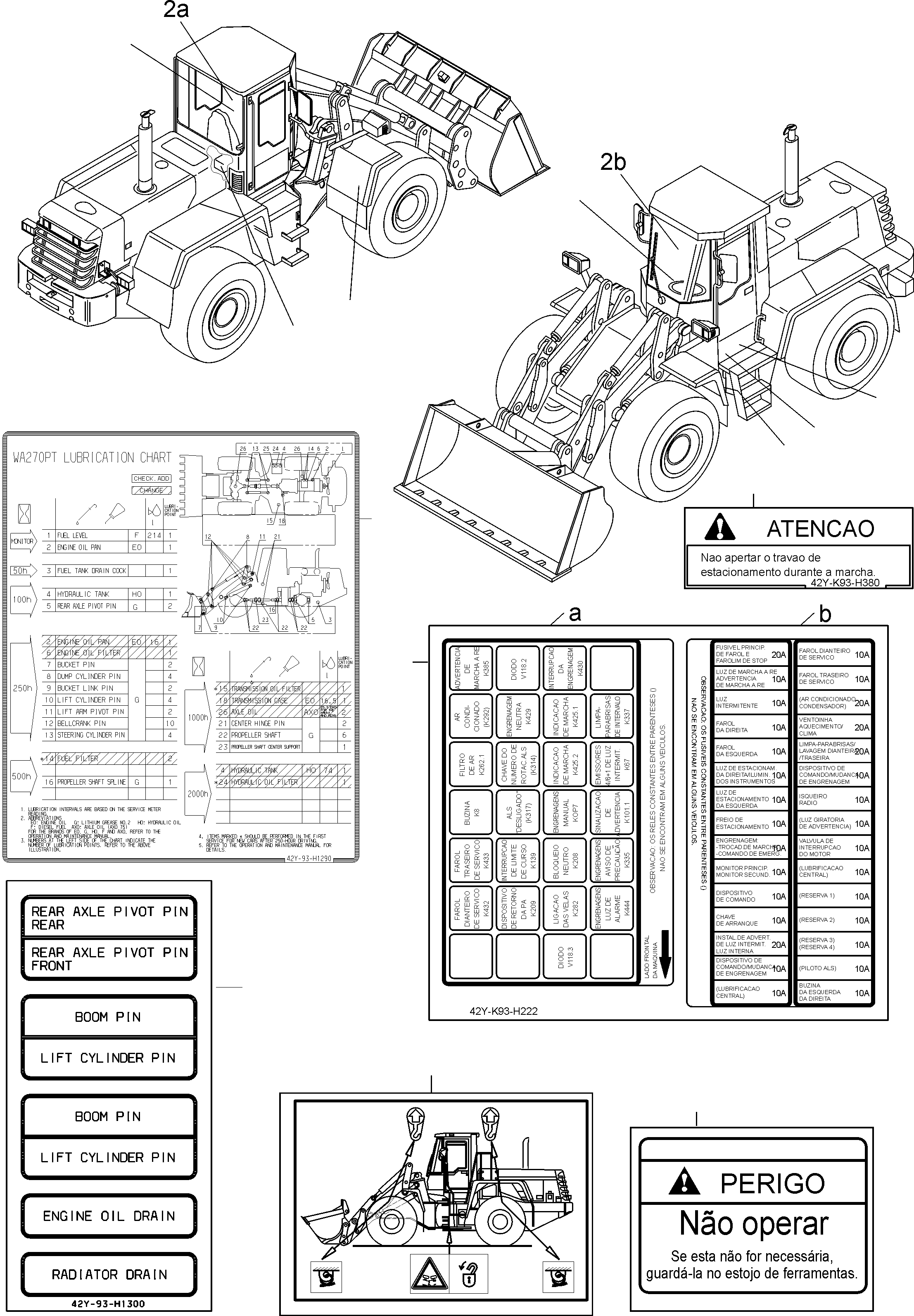 Наклейка 42Y-K93-H222 KOMATSU