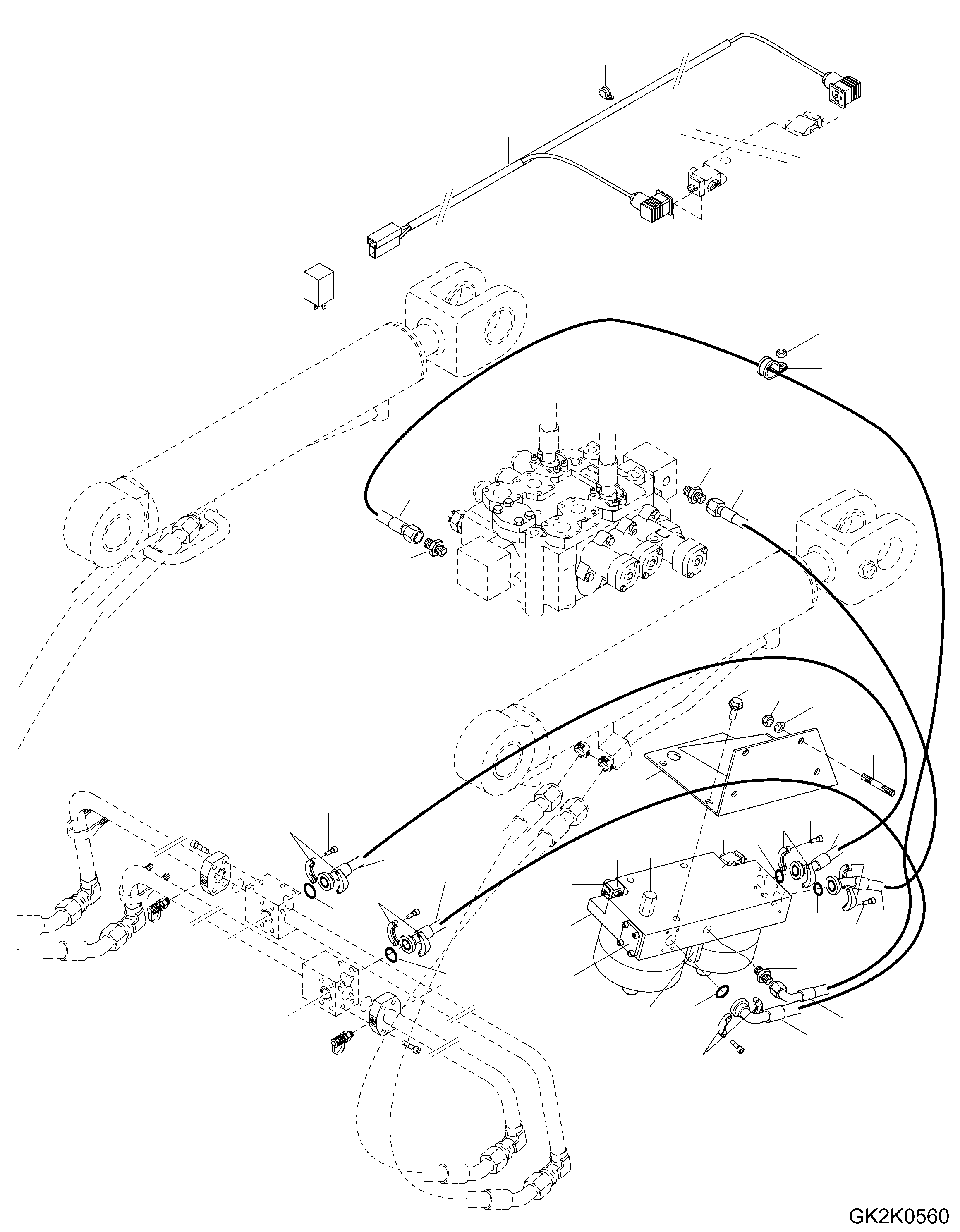 TWO WAY VALVE 421-S99-HP02 KOMATSU