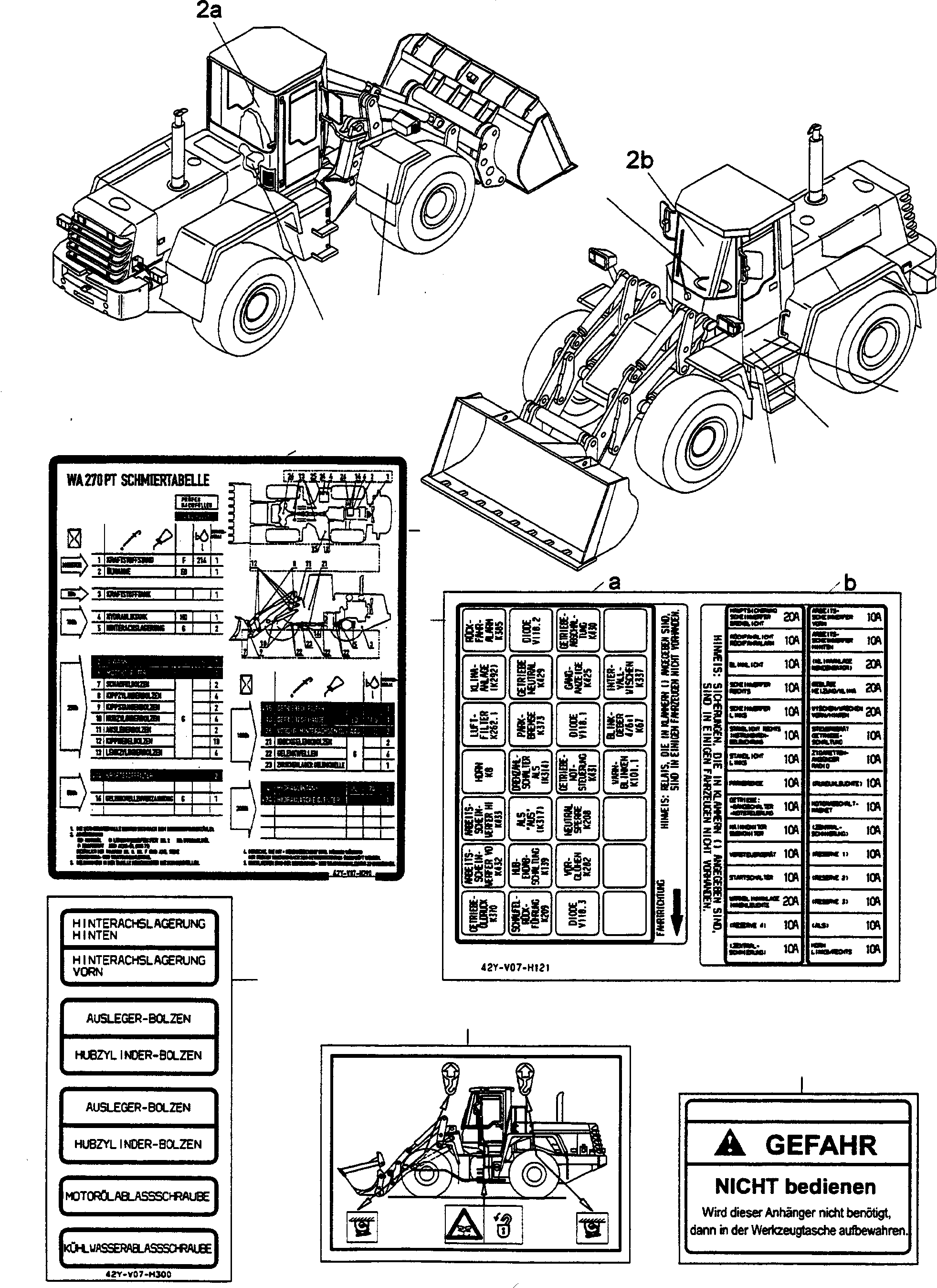 Наклейка 42Y-V07-H121 KOMATSU