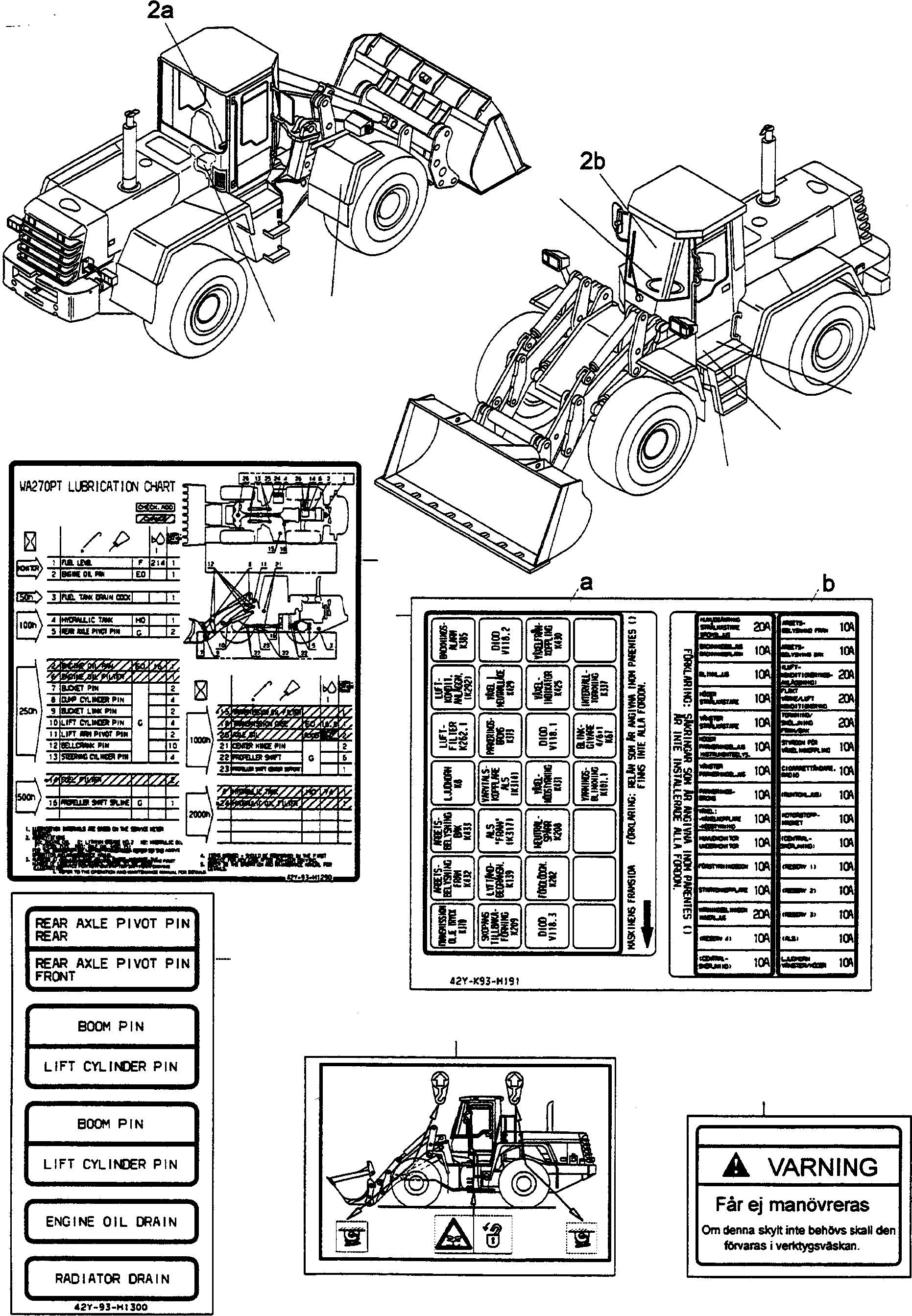 Наклейка 42Y-K93-H191 KOMATSU