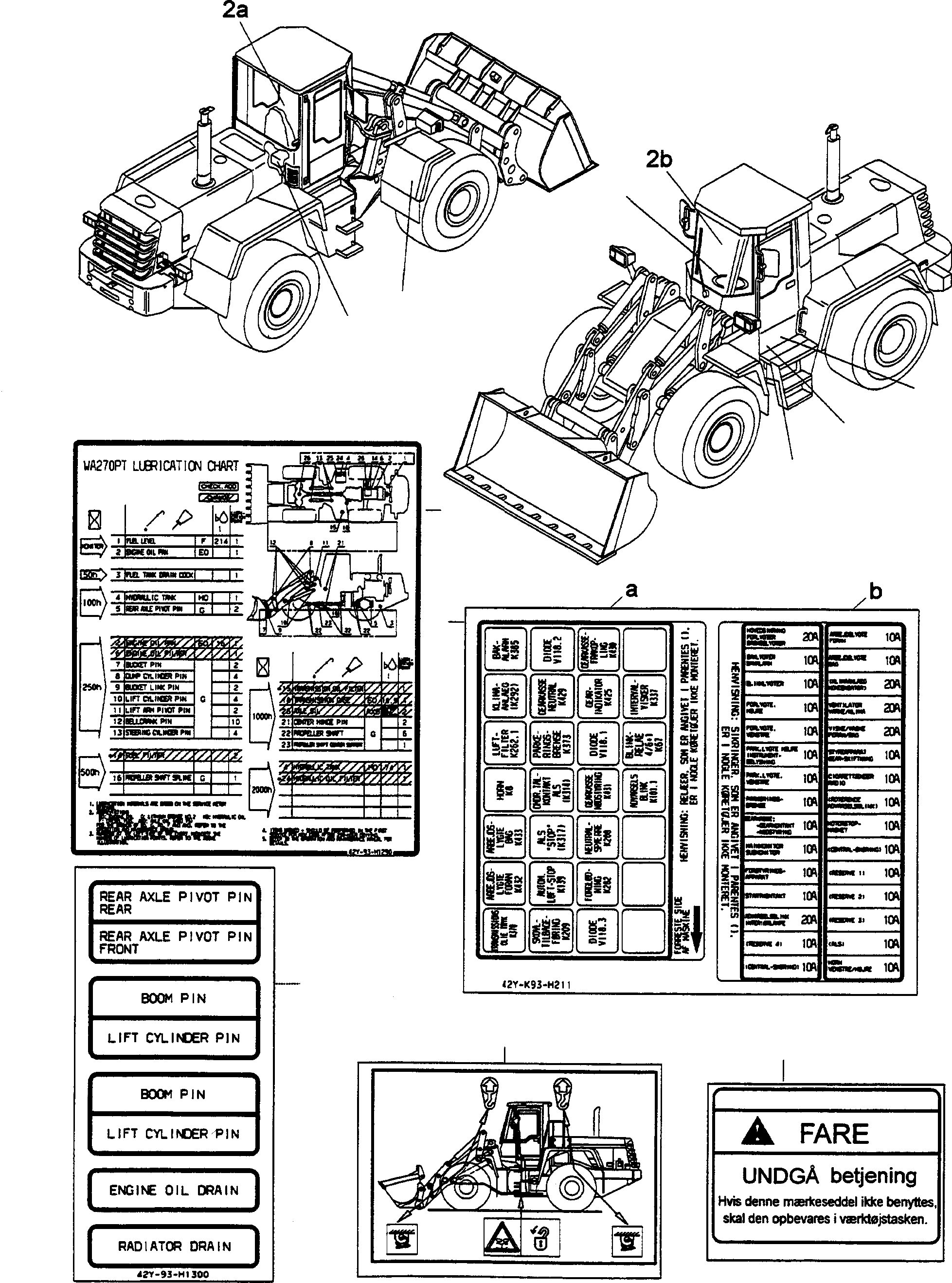 Наклейка 42Y-K93-H211 KOMATSU