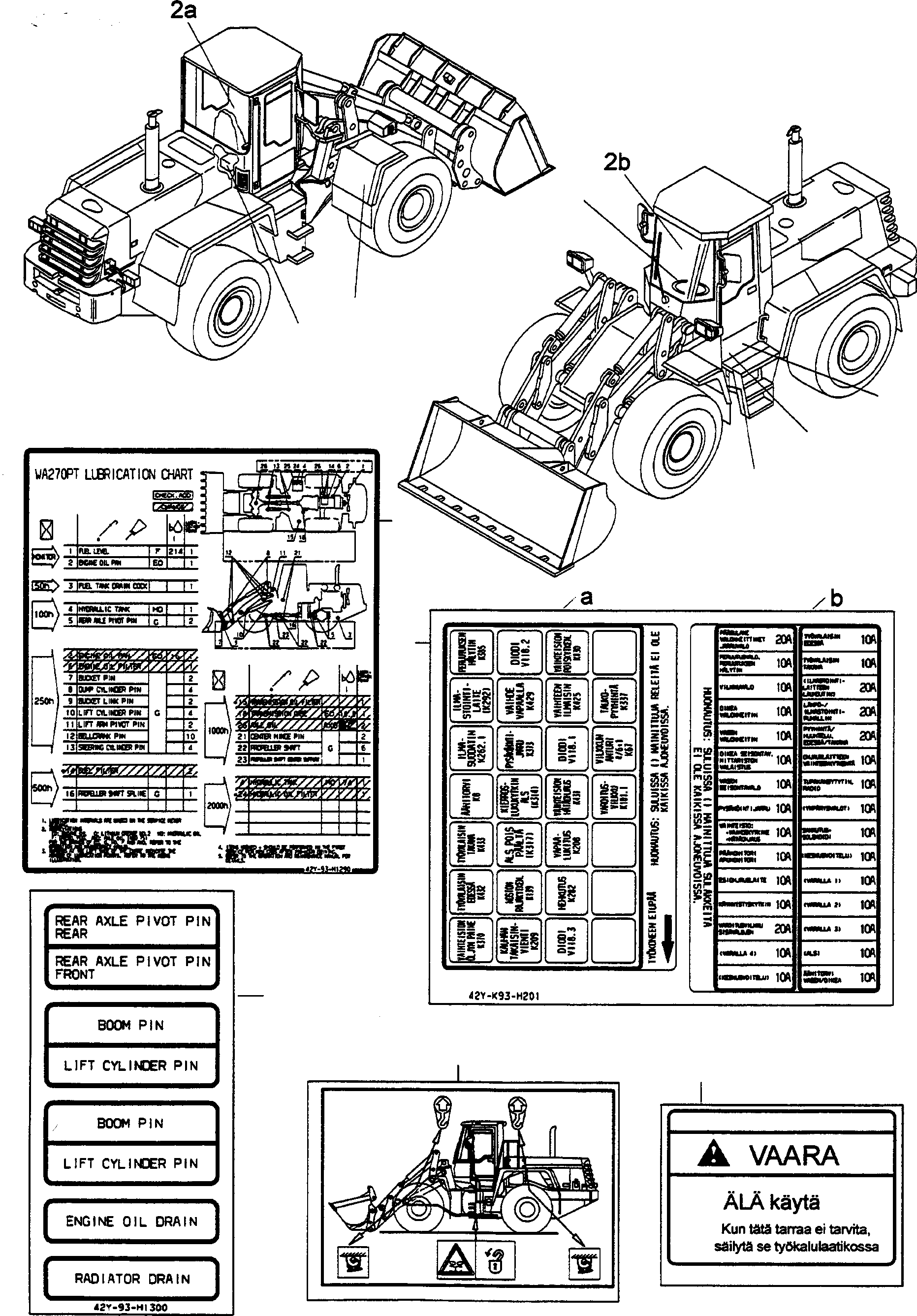 Наклейка 42Y-K93-H201 KOMATSU