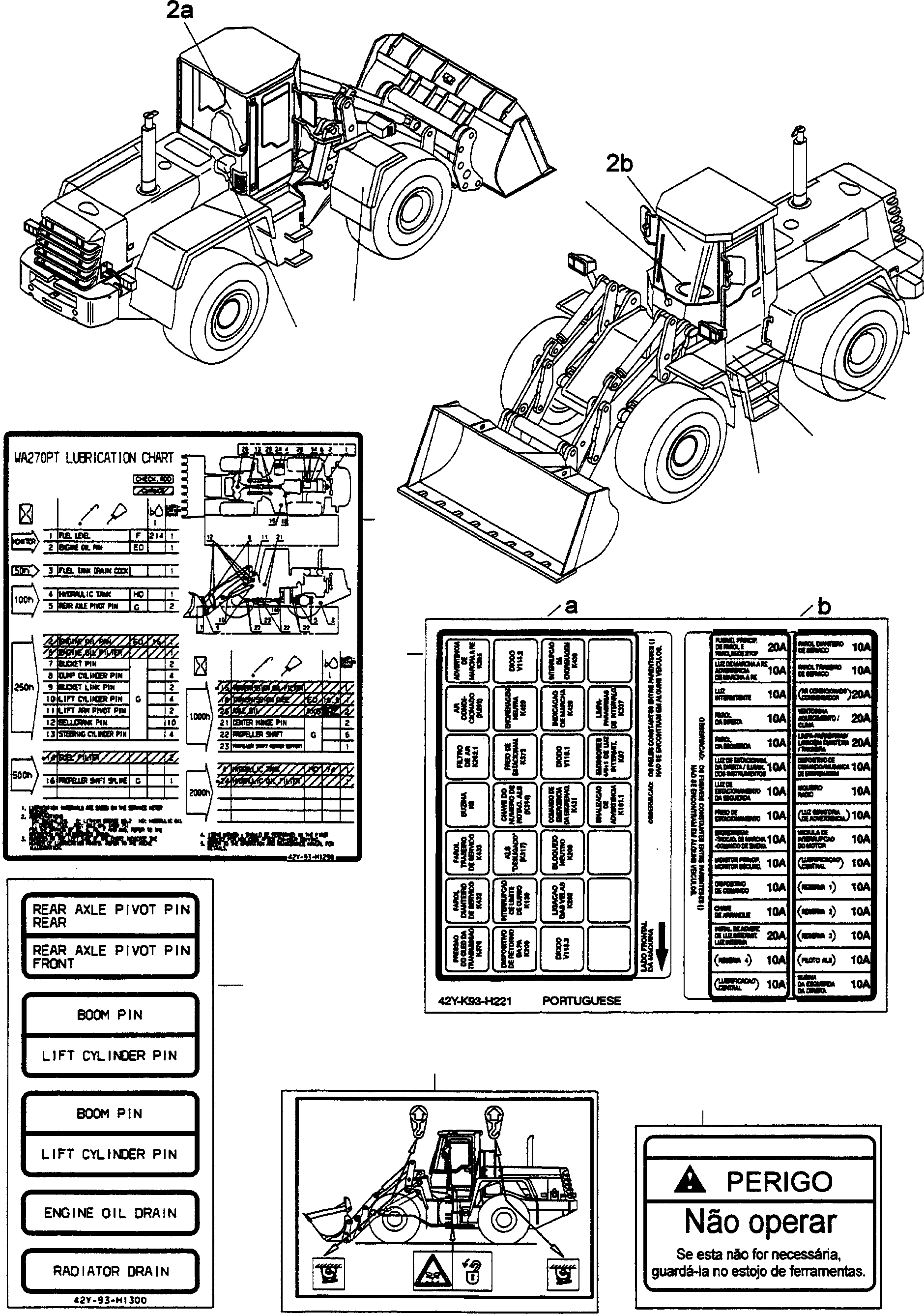 Наклейка 42Y-K93-H221 KOMATSU