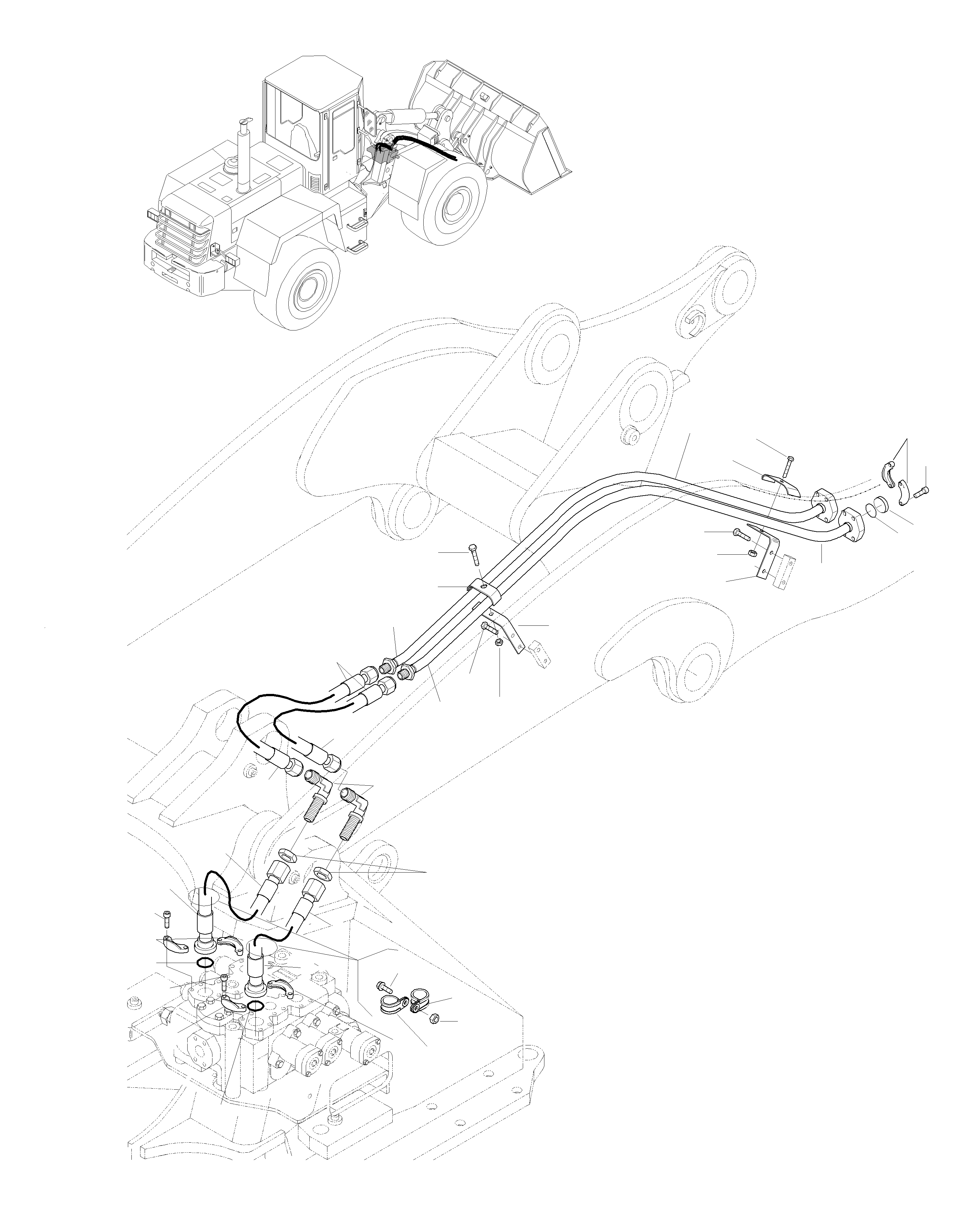 Шланг в сборе 424-00-H0070 KOMATSU