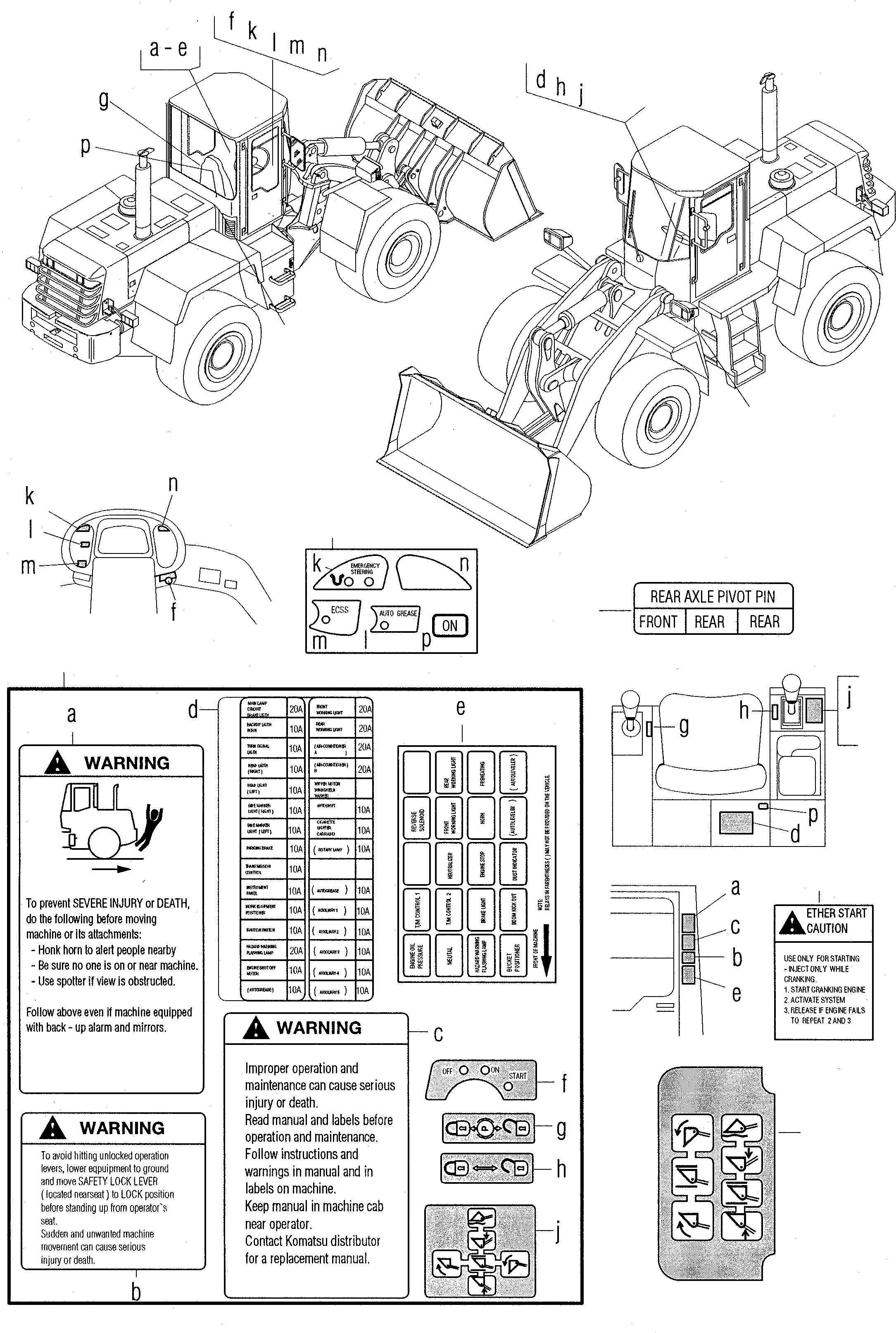 Наклейка 421-93-H1210 KOMATSU