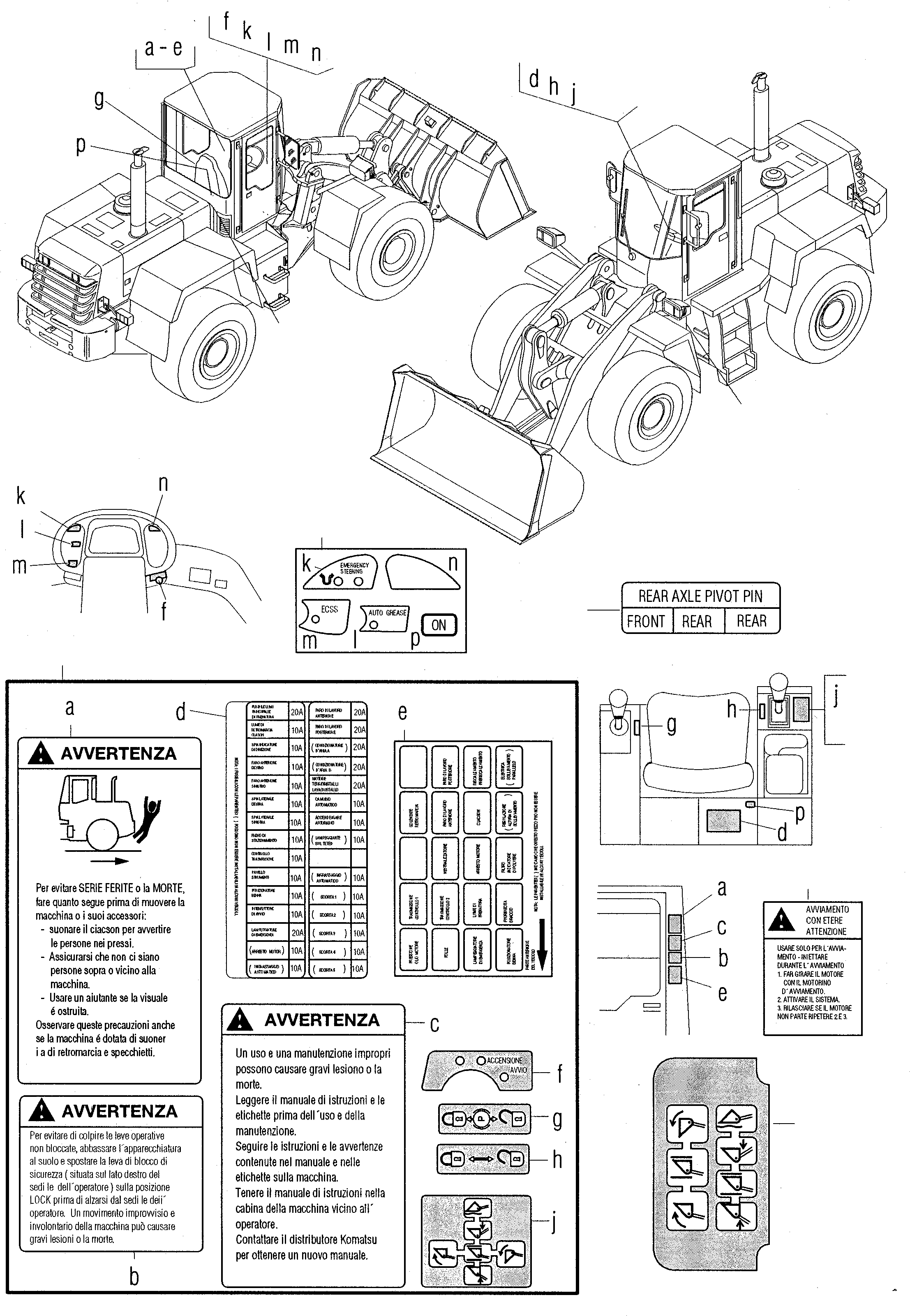 Наклейка 42Y-V05-H100 KOMATSU